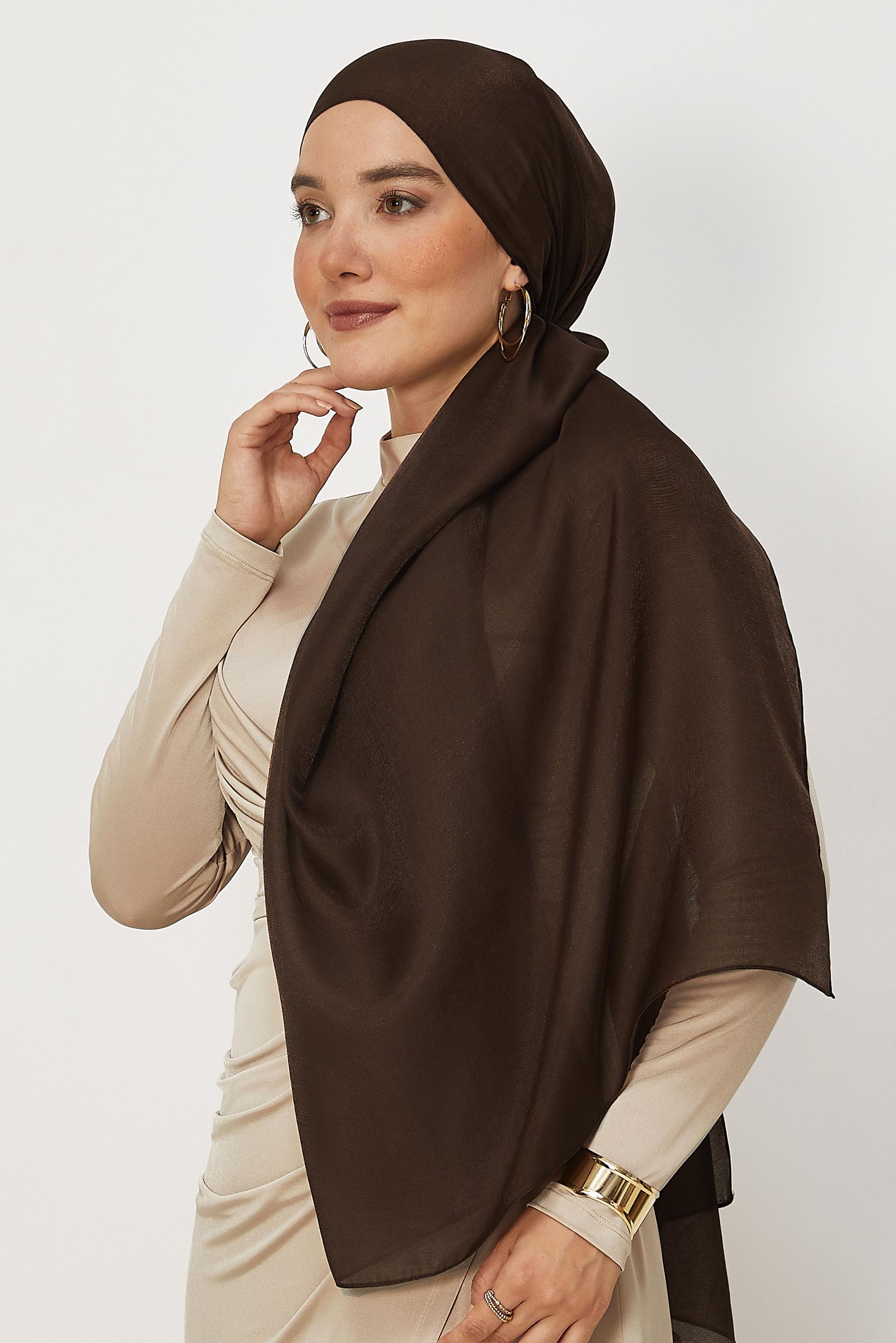 Vêtements hijab BEIGE CHÂLE ALVINA AMBRE 8644