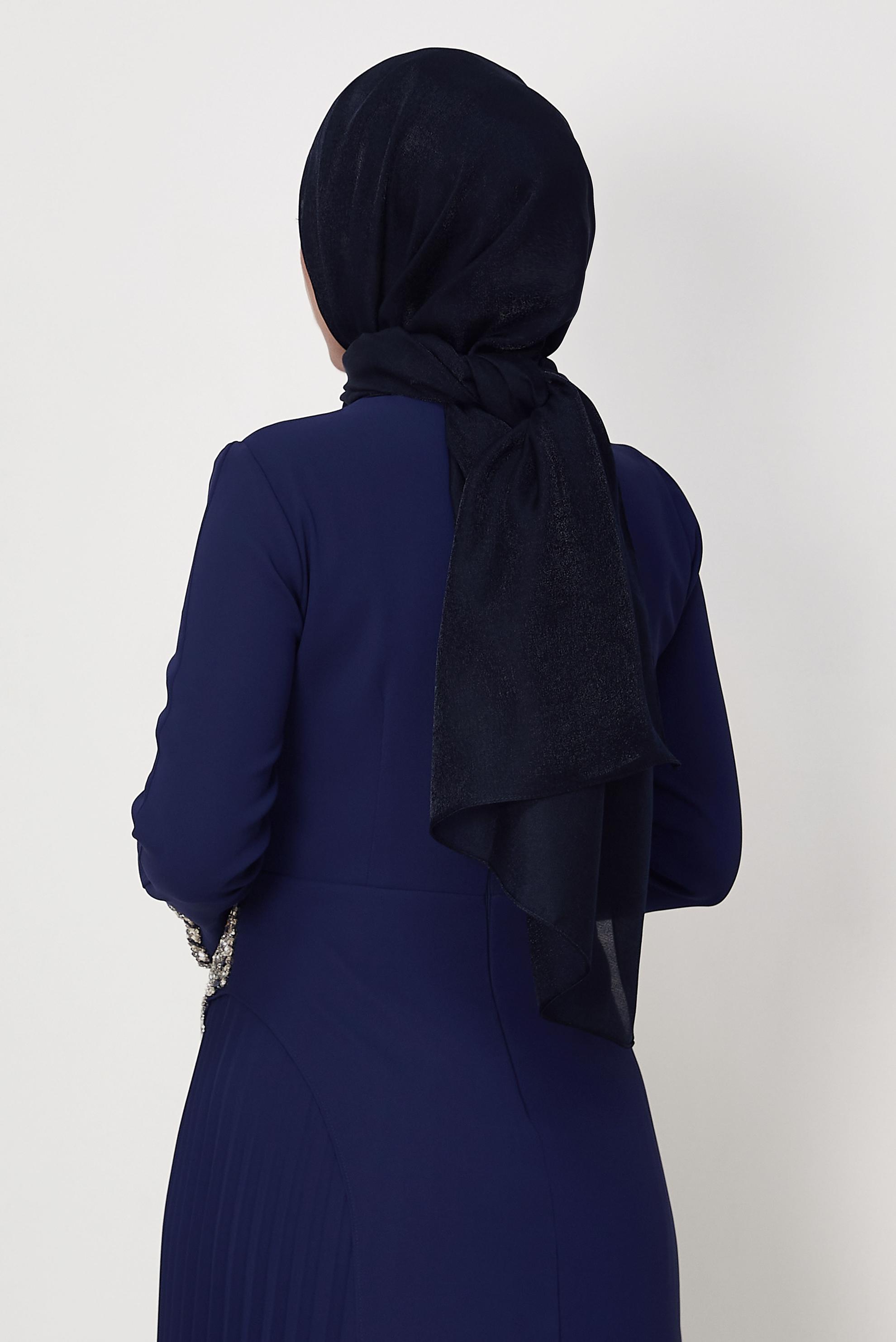 Vêtements hijab BLEU MARINE CHÂLE ALVINA AMBRE 8644