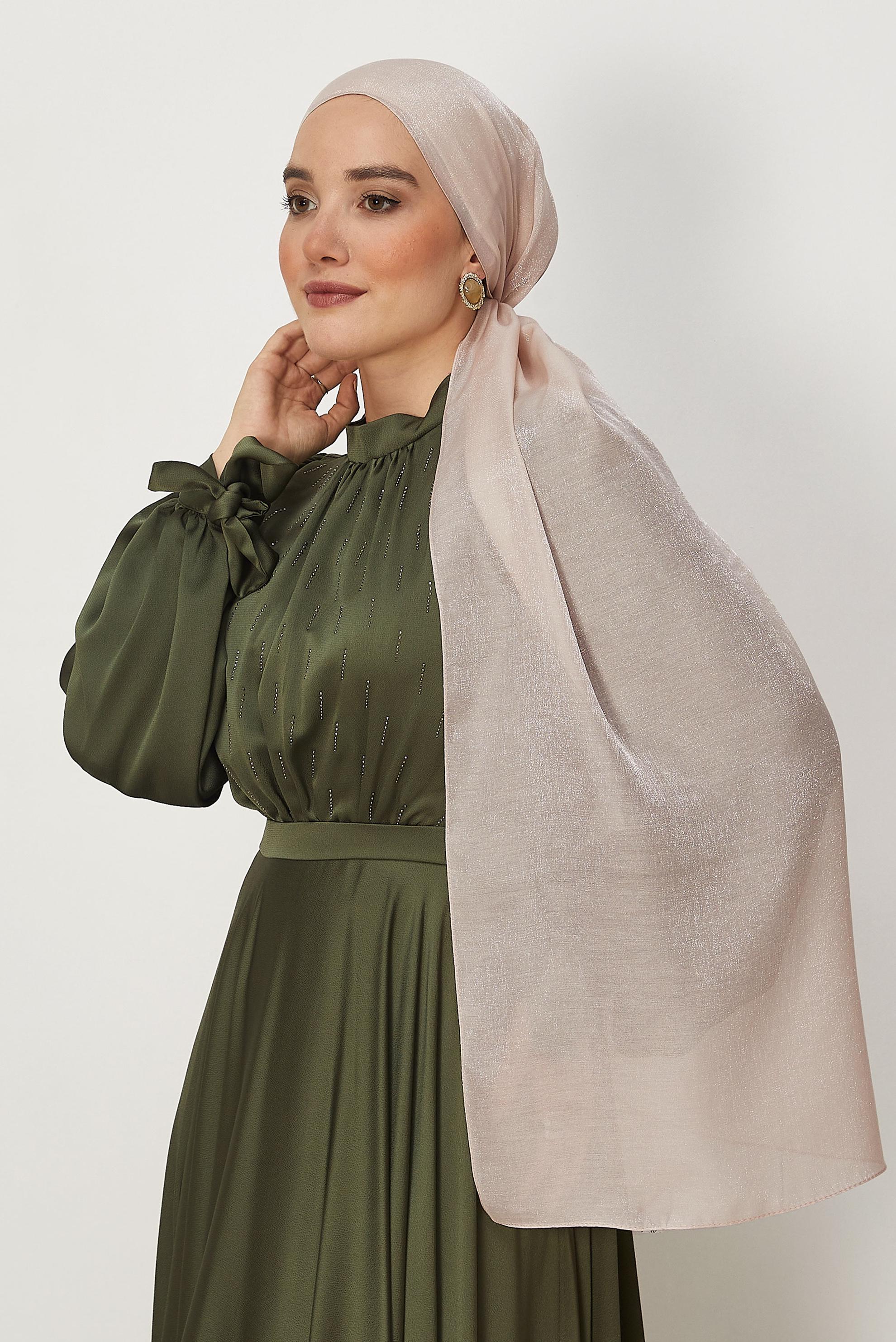 Vêtements hijab SABLE CHÂLE ALVINA AMBRE 8644