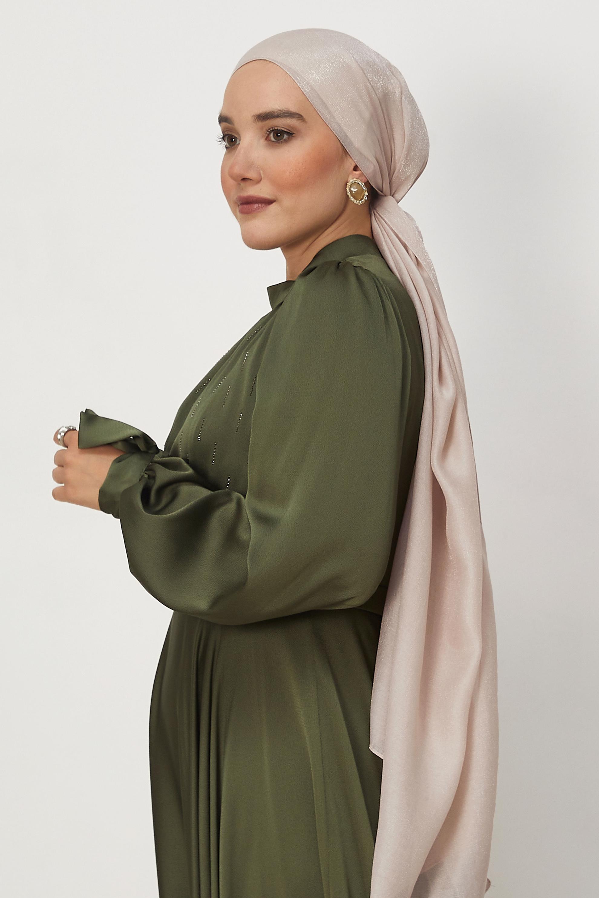 Vêtements hijab SABLE CHÂLE ALVINA AMBRE 8644