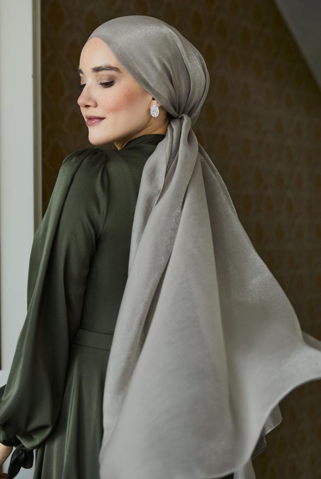 Vêtements hijab CUIVRE / BRONZE CHÂLE ALVINA AMBRE 8644 - ALVİNA