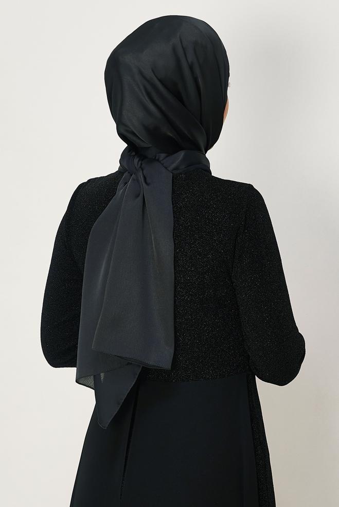 Hijab clothing BROWN ALVINA SHIMMER SHAWL 8659 - ALVİNA