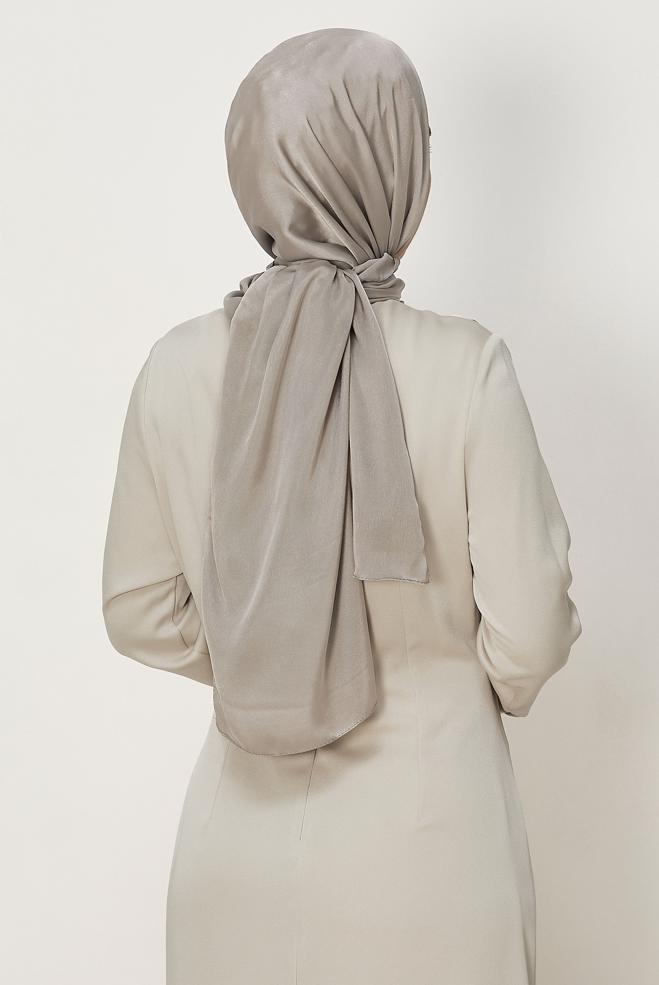 Hijab clothing BEIGE ALVINA SHIMMER SHAWL 8659 - ALVİNA