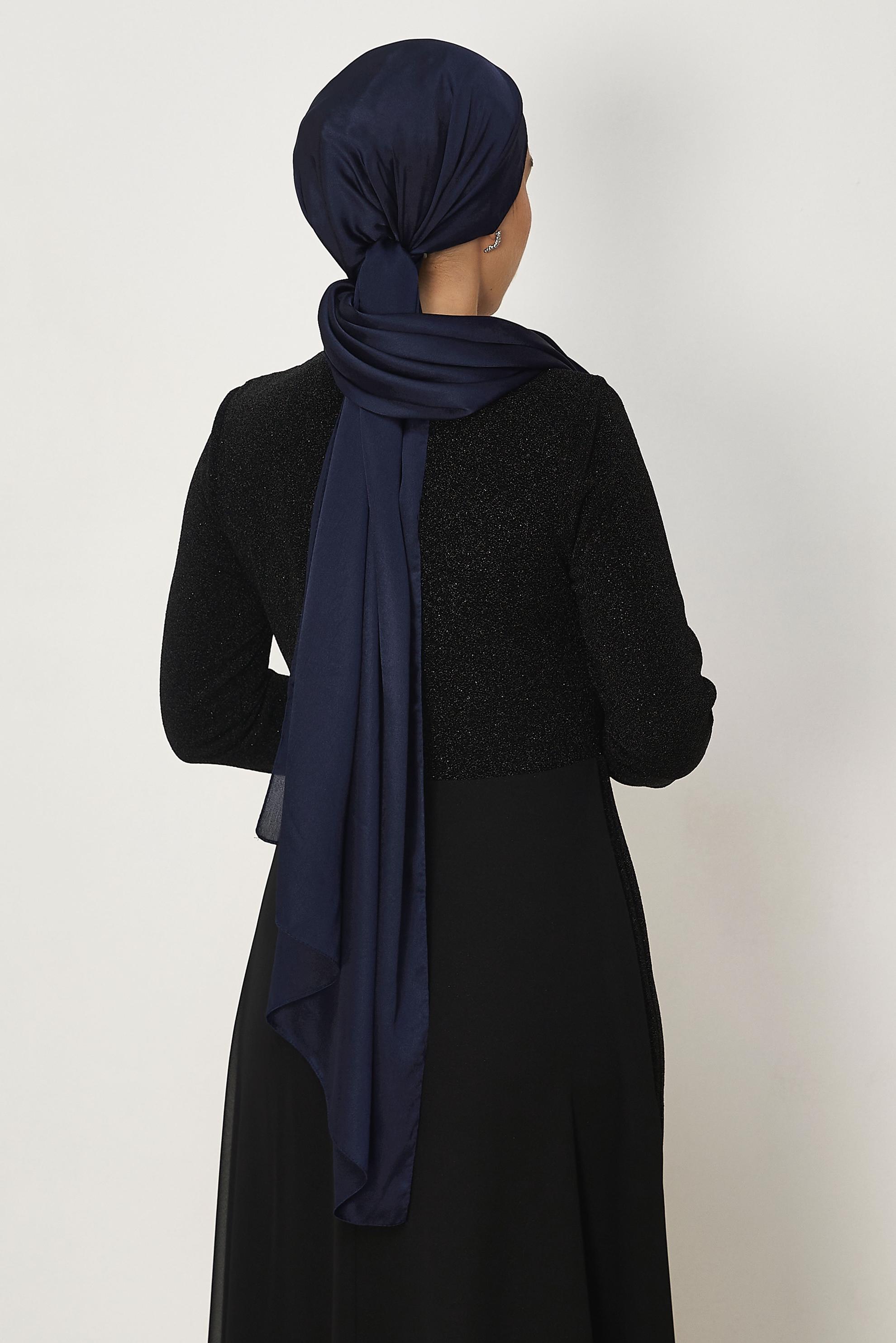 Hijab clothing BROWN ALVINA SHIMMER SHAWL 8659