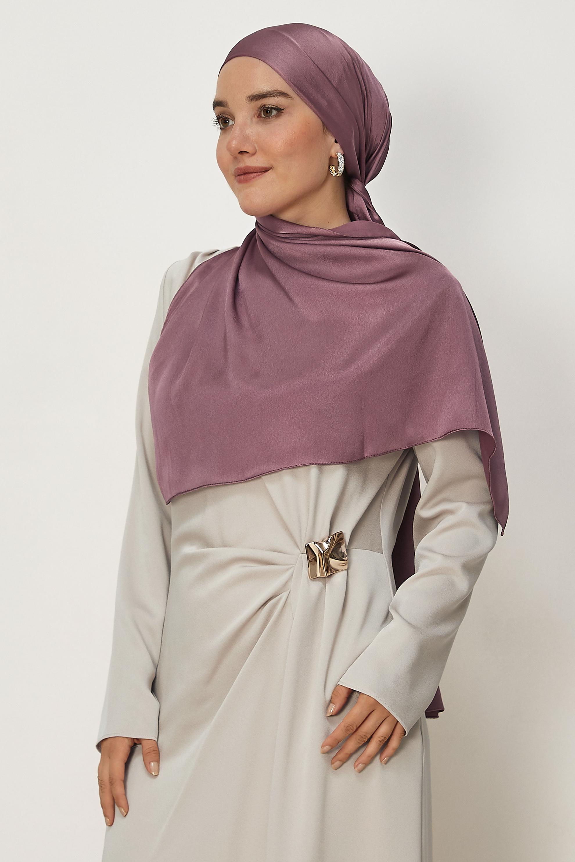 Hijab clothing BROWN ALVINA SHIMMER SHAWL 8659