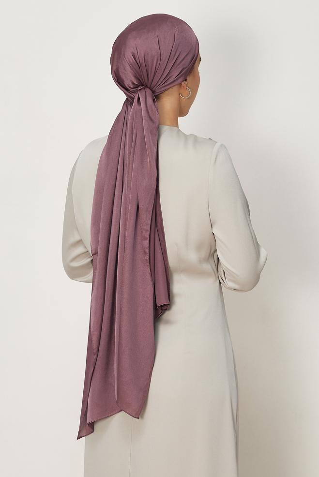 Hijab clothing BROWN ALVINA SHIMMER SHAWL 8659 - ALVİNA
