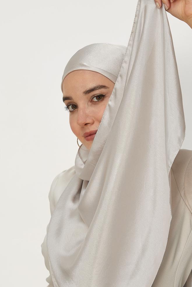 Hijab clothing GOLD ALVINA SHIMMER SHAWL 8659 - ALVİNA