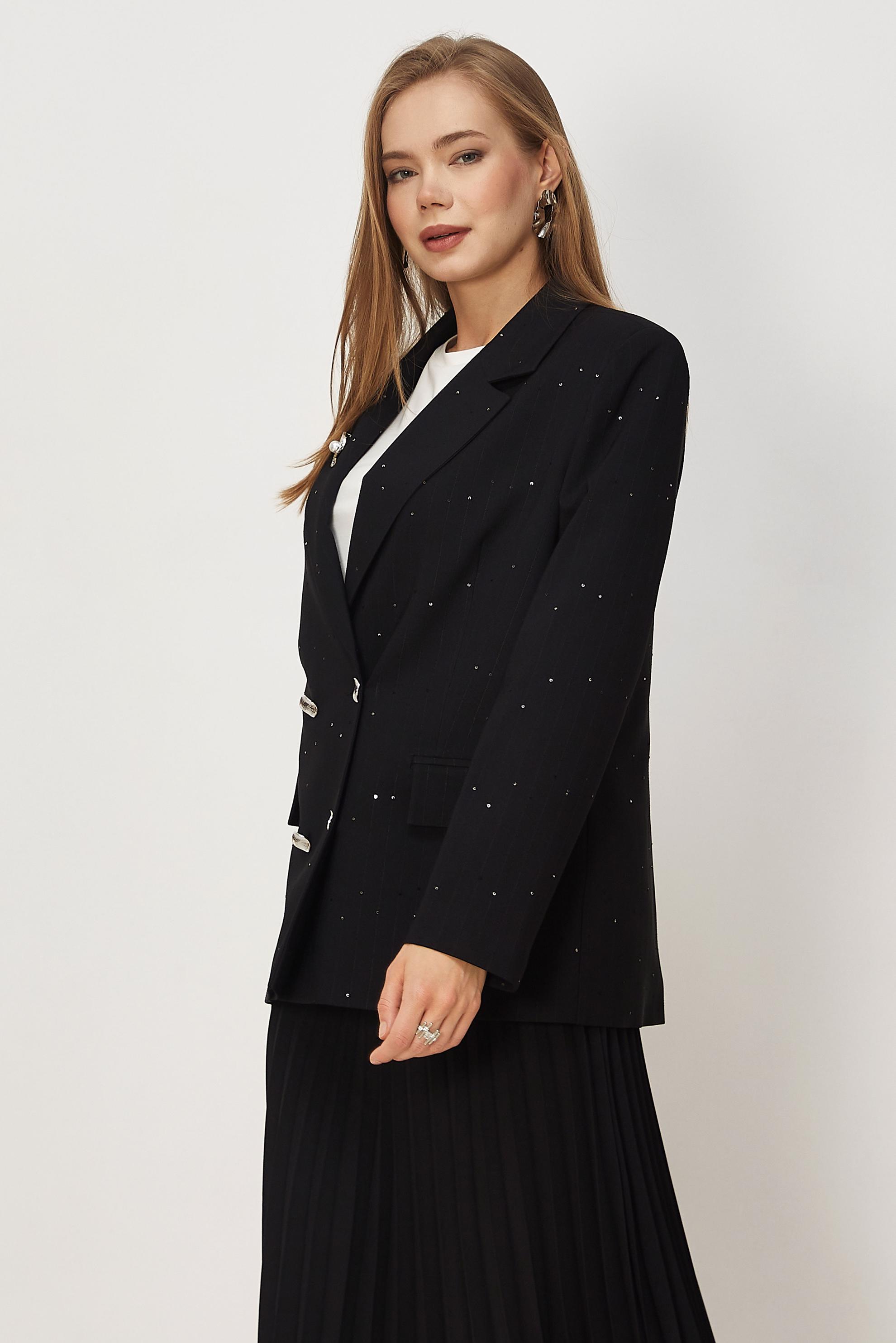 Vêtements hijab NOIR ENSEMBLE JUPE À PAILLETTES 30554