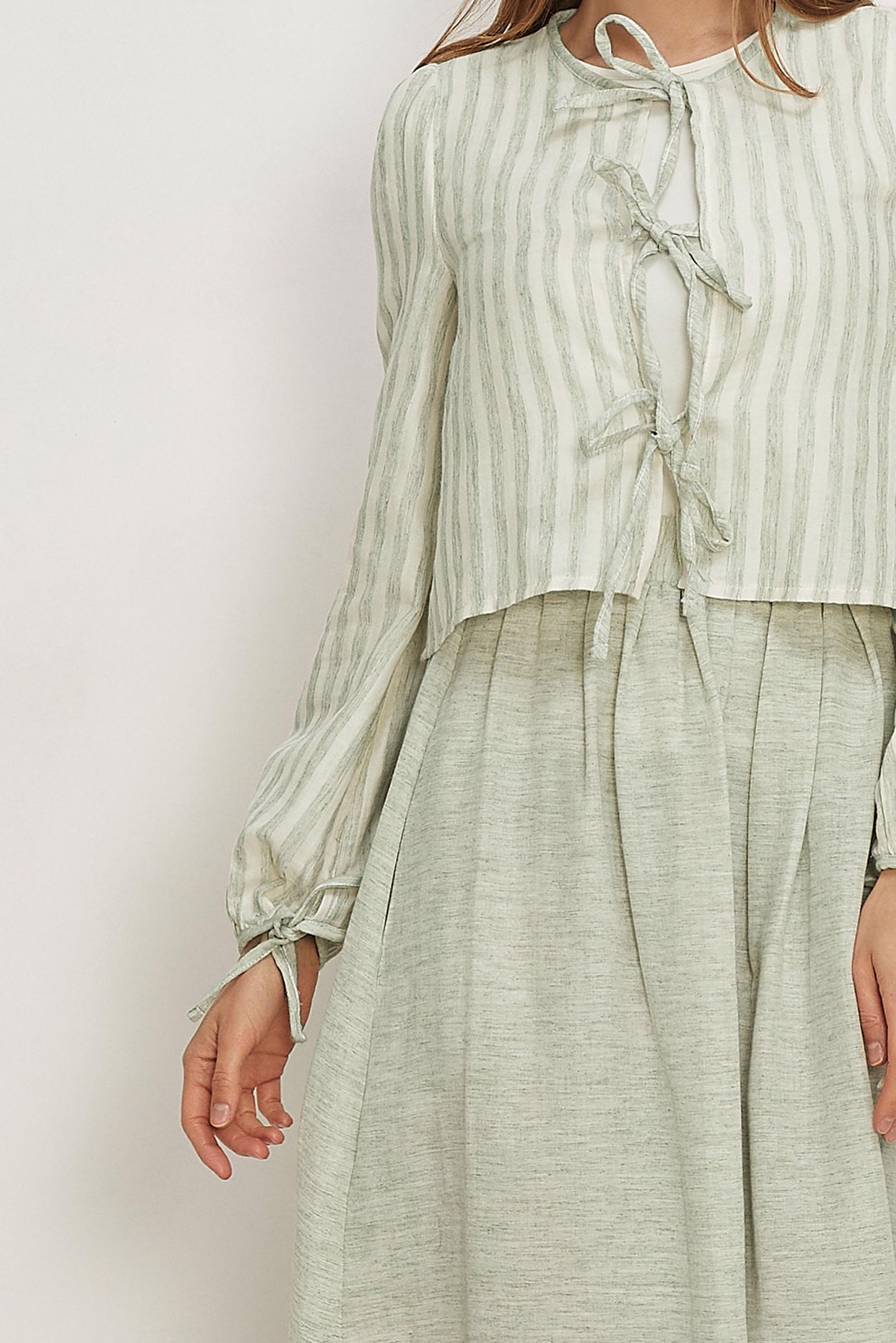 Tesettür giyim BEJ ETEKLİ MÜSLİN TAKIM 46492