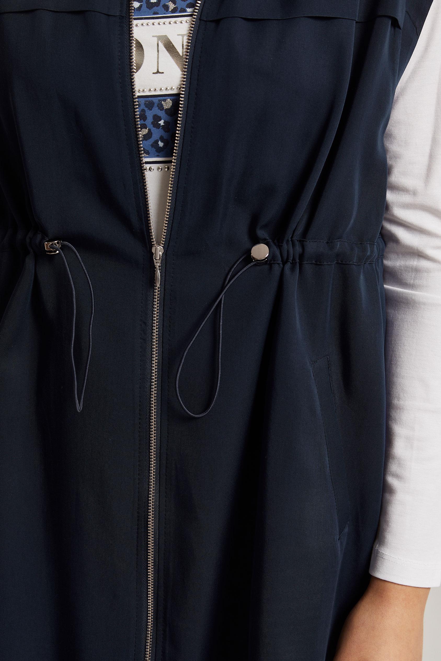 Hijab clothing NAVY BLUE THREE PIECES PANTS LYOCELL SUIT 45643