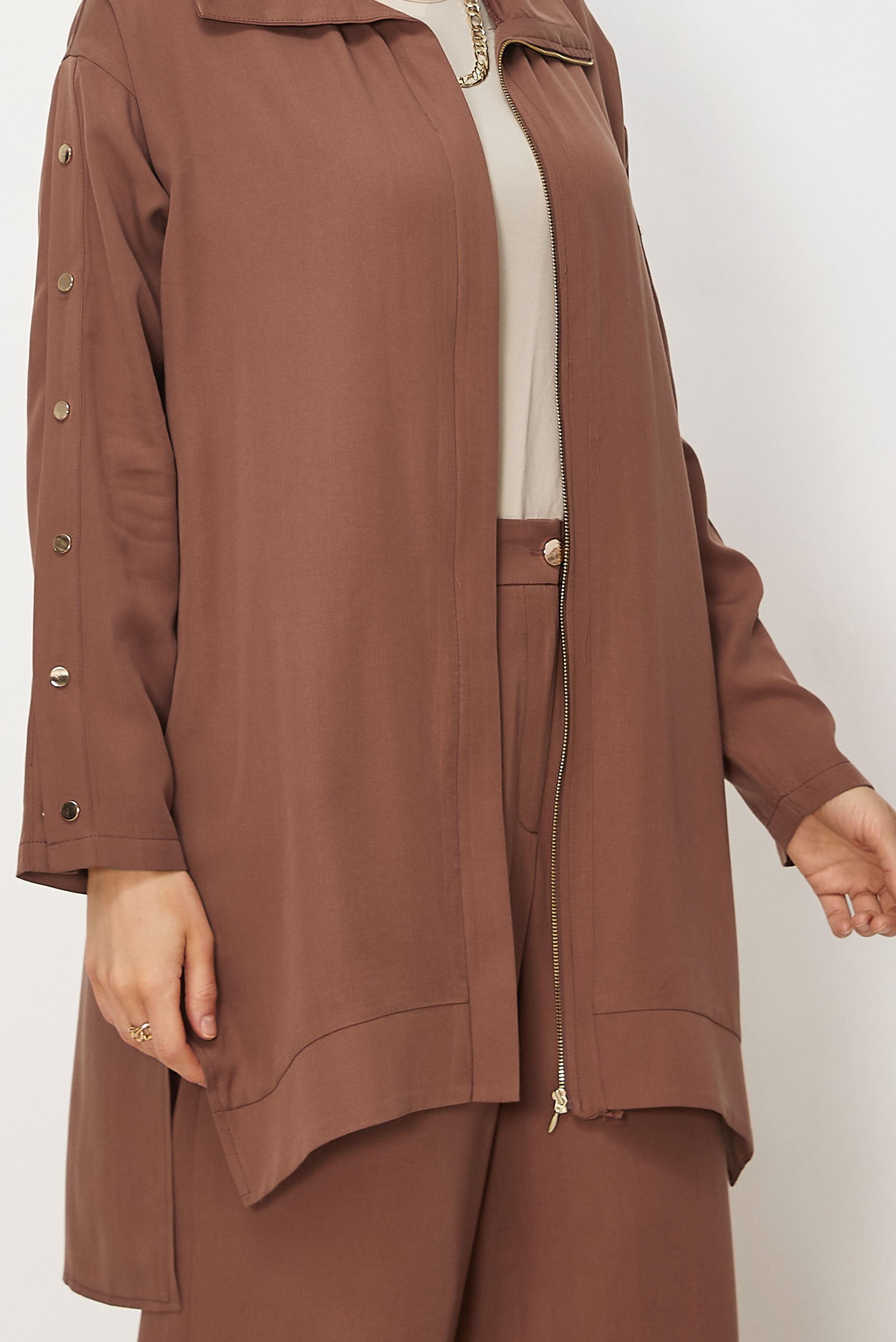 Hijab clothing ORANGE SNAPPED PANTSUIT 45653