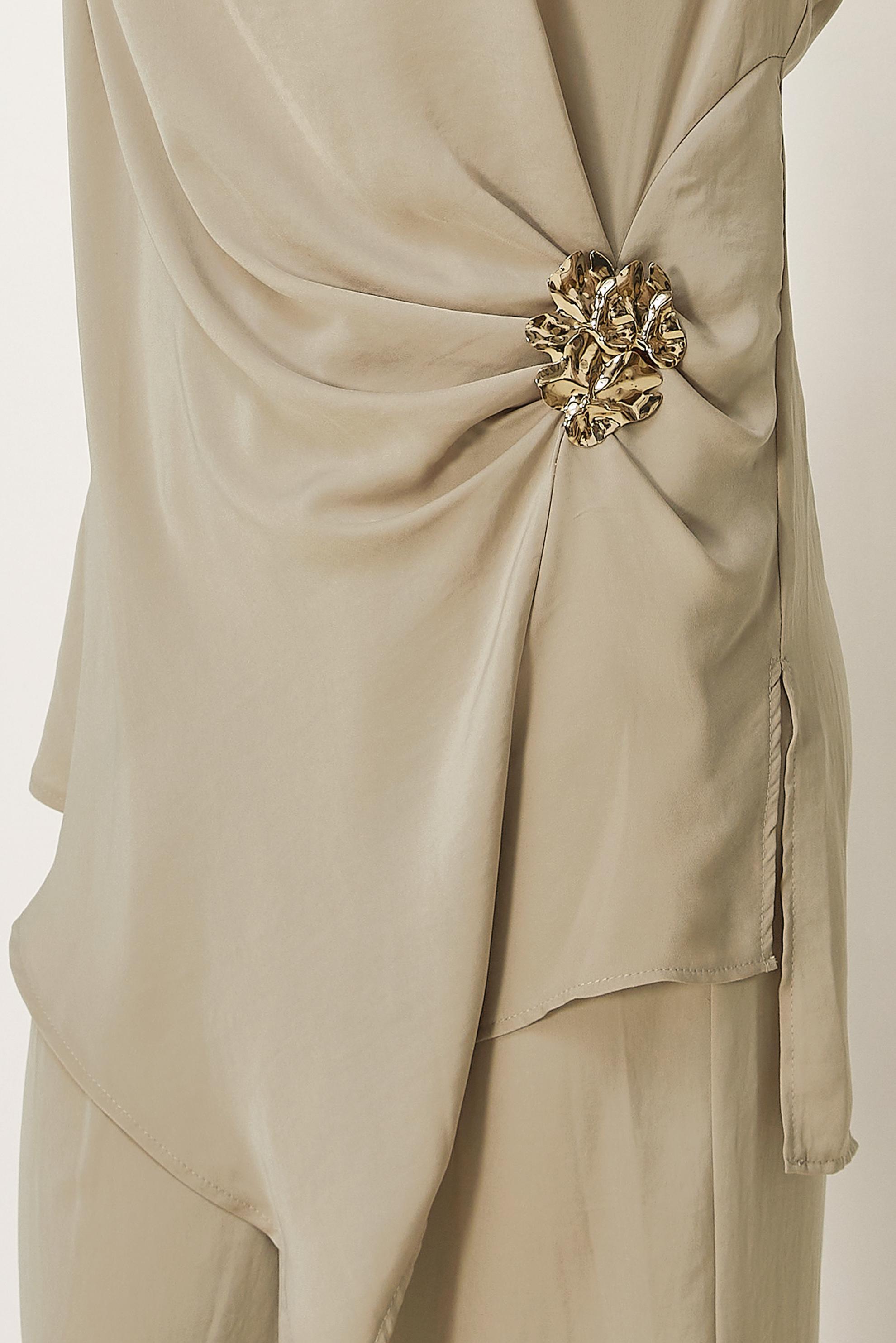 Vêtements hijab SABLE ENSEMBLE PANTALON EN SATIN 46487