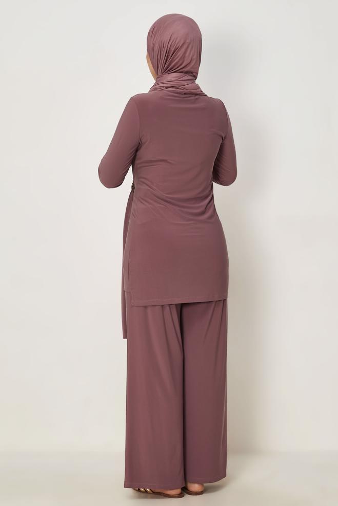 Tesettür giyim PEMBE 46830 VİZONA 2Lİ PANT.TK. 38-46 TEK40 - ALVİNA