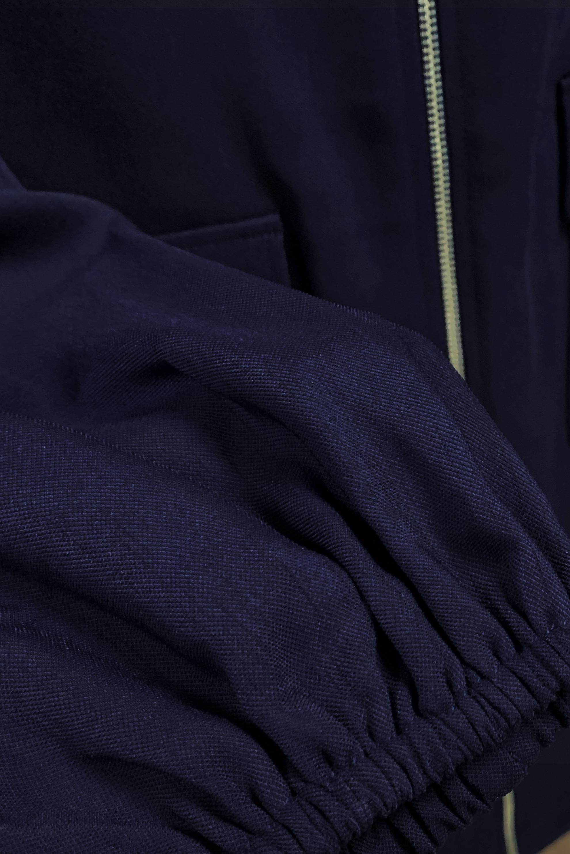 Hijab clothing NAVY BLUE PLUS SIZE ZIPPERED TUNIC 20787