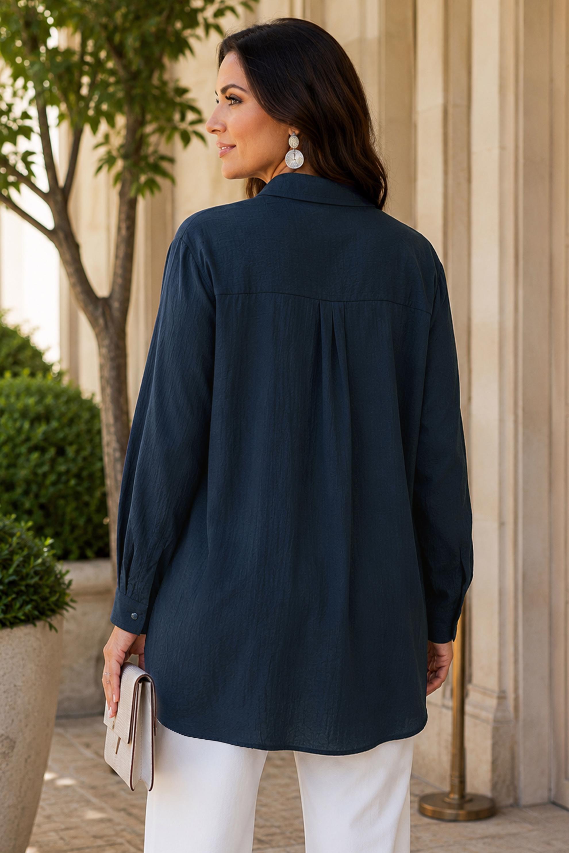 Hijab clothing NAVY BLUE 20809 ÇİLEK TUNİK 42-50 TEK40