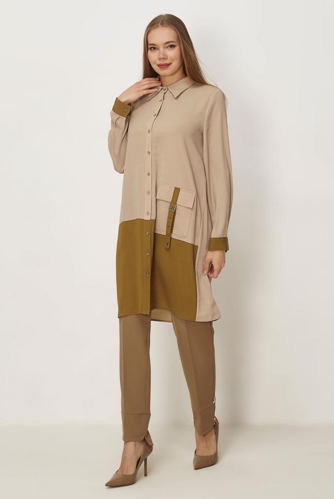 Tesettür giyim  Dinamik Tunik Stili - ALVİNA