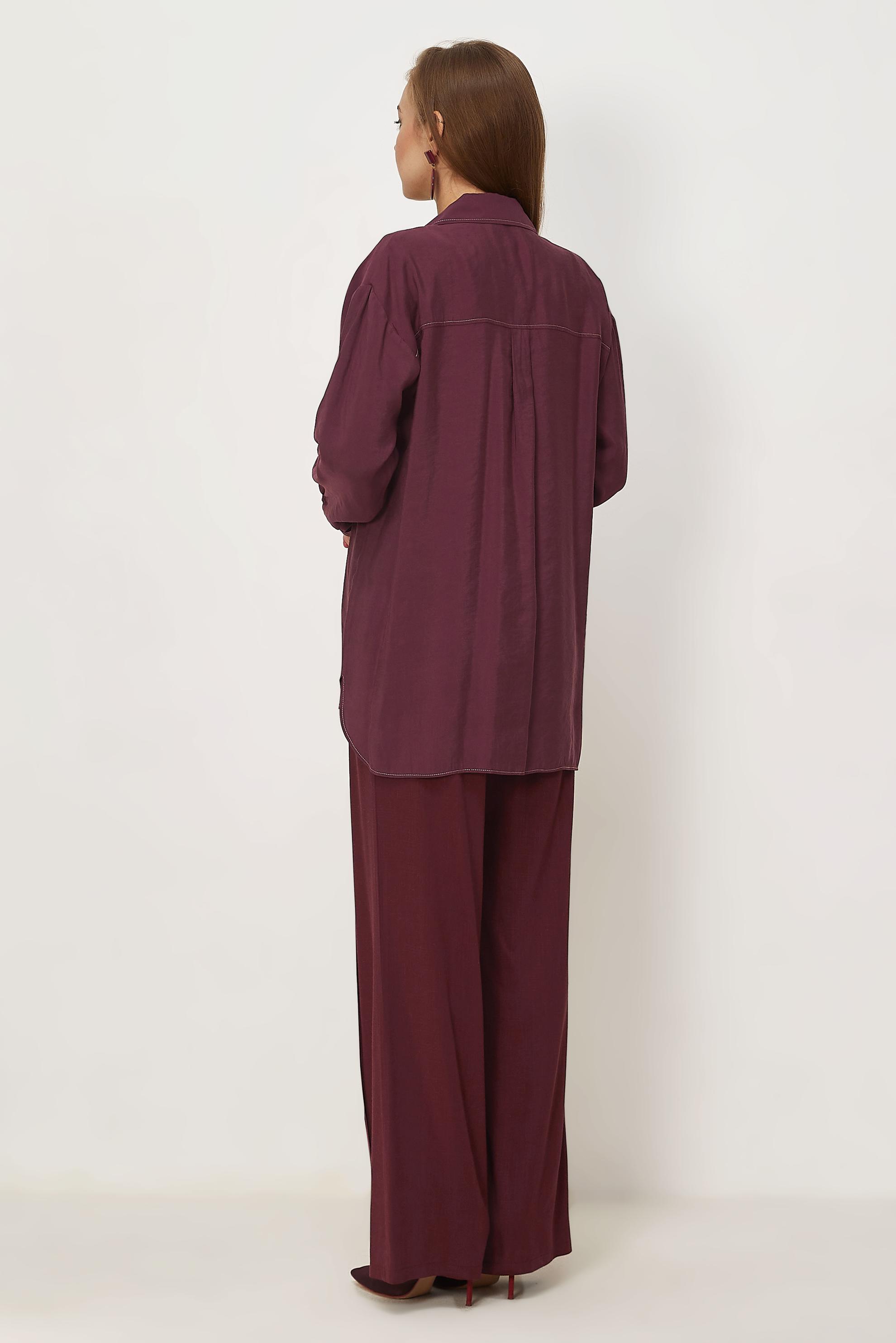 Hijab clothing DAMSON SHIRT COLLAR MODAL TUNIC 46464