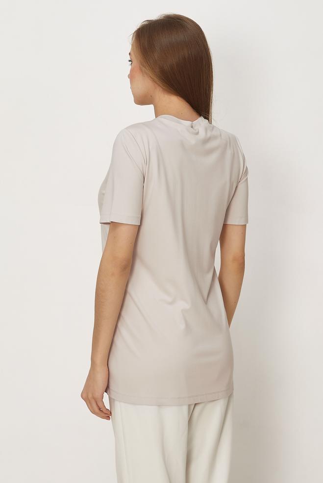 Hijab-Kleidung ECRU KURZARM-TUNIKA 46494 - ALVİNA