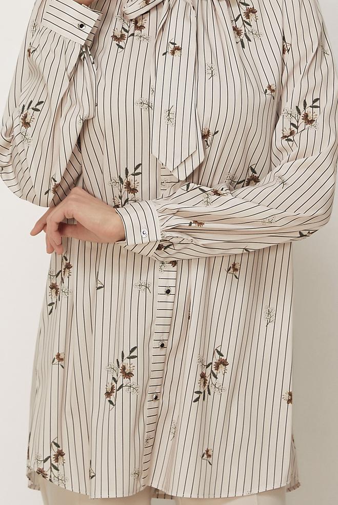 Hijab clothing ECRU 46544 SERENA 33077 TUNİK 38-44 TEK 40 - ALVİNA