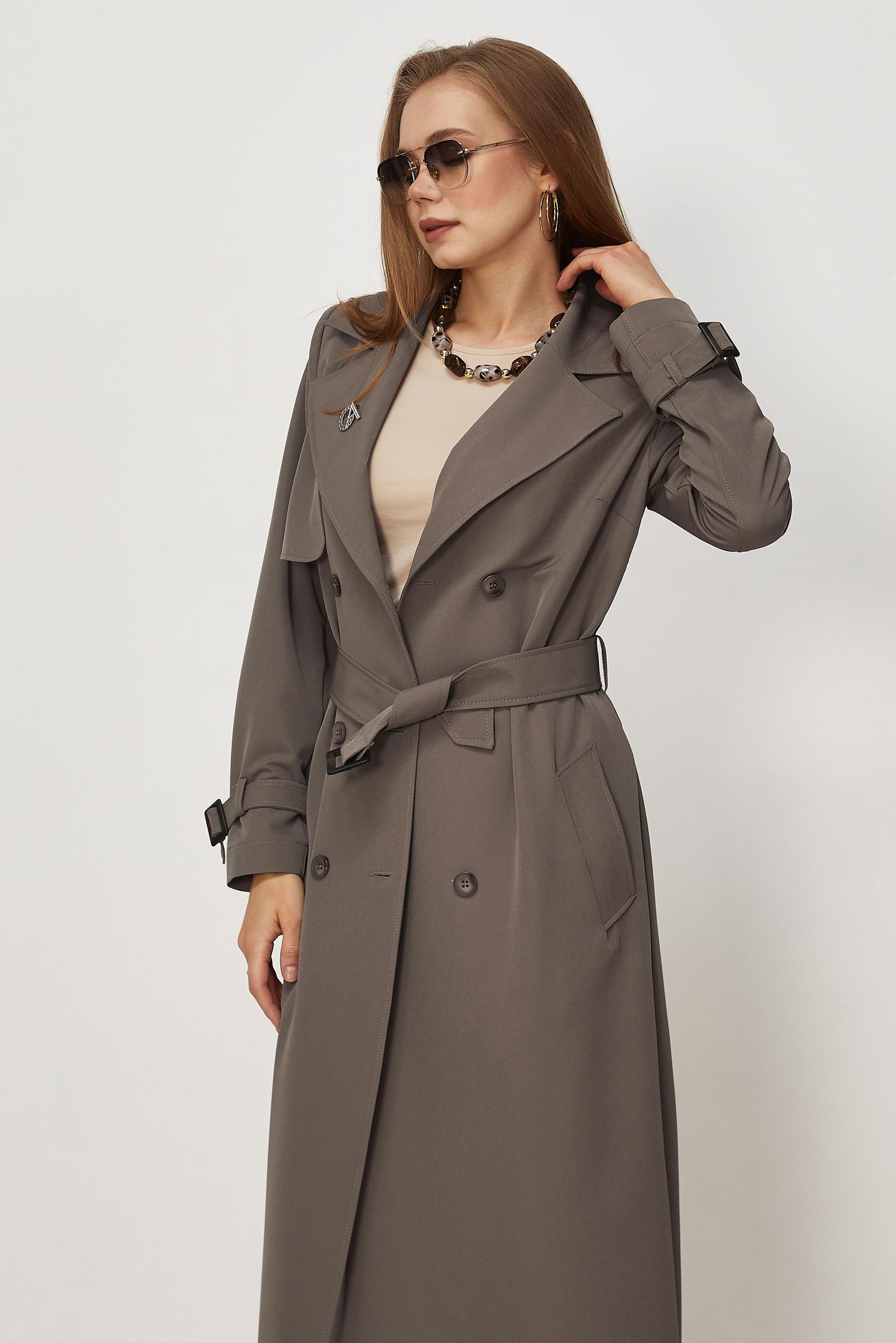 Vêtements hijab BRUN TRENCH CEINTURÉ 11010