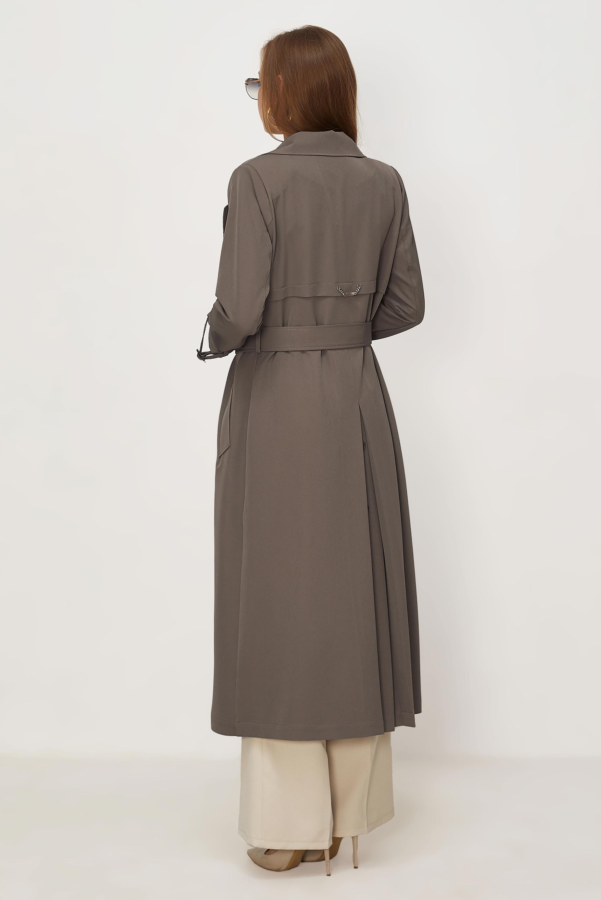 Vêtements hijab BRUN TRENCH CEINTURÉ 11010