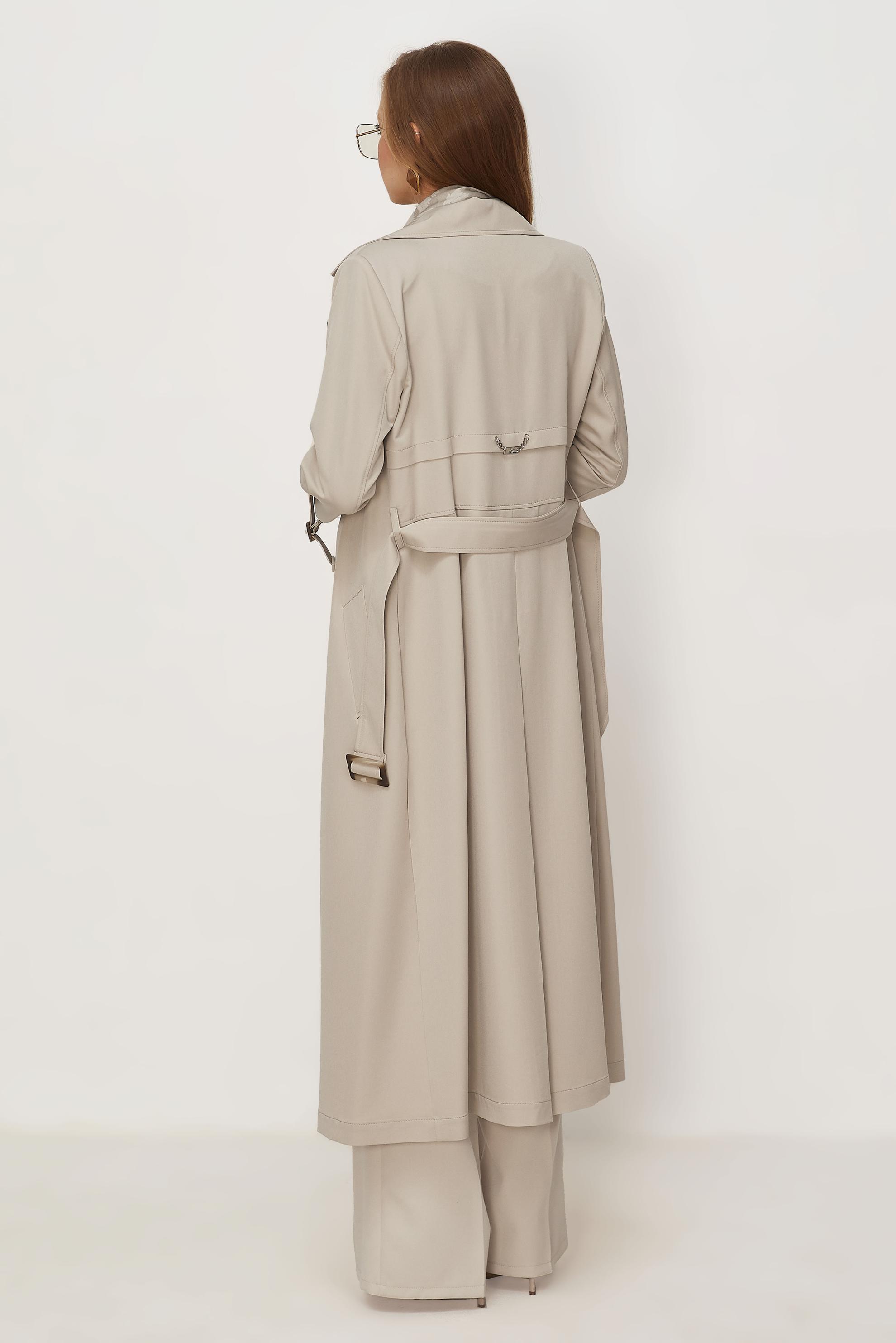 Vêtements hijab BEIGE TRENCH CEINTURÉ 11010