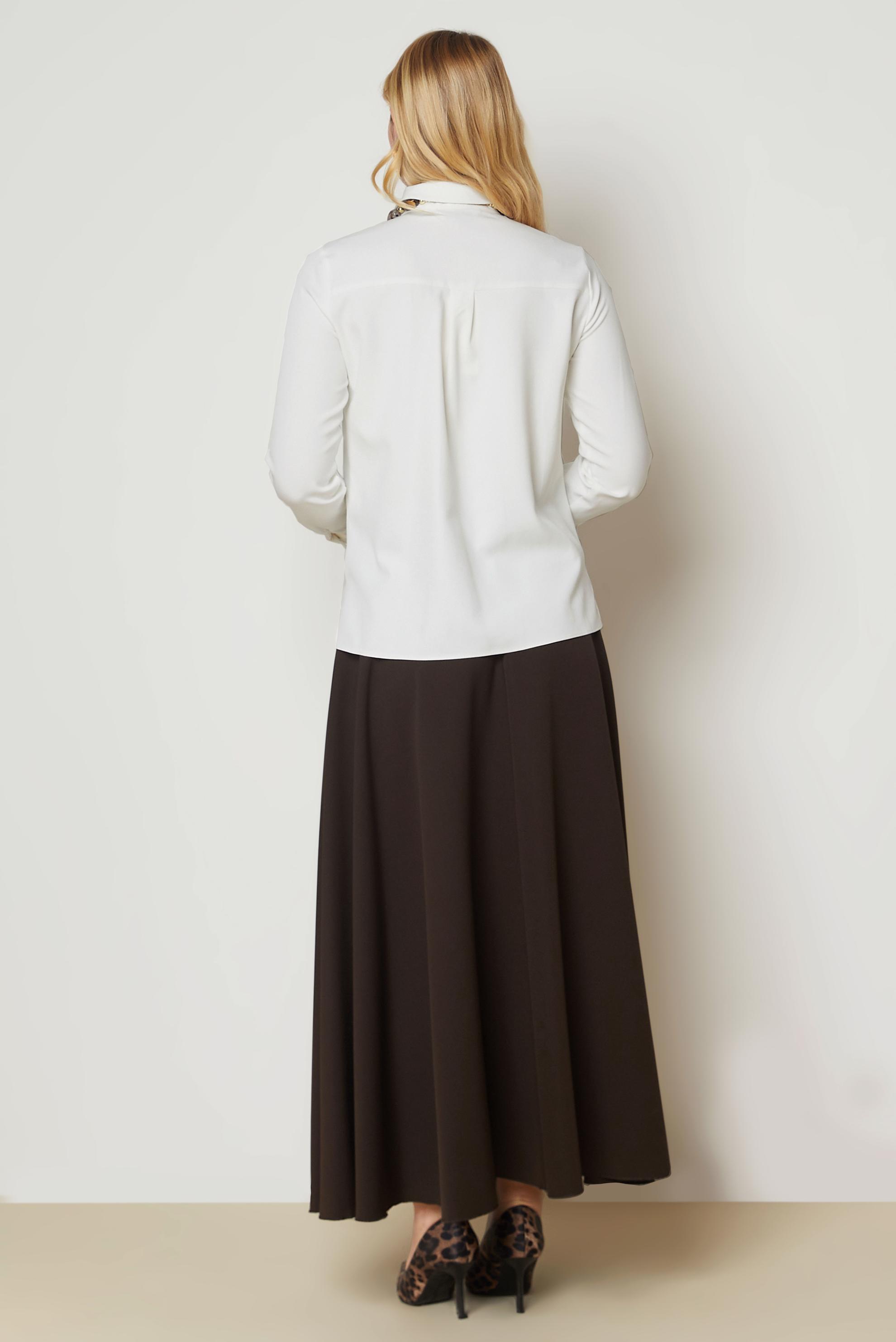 Hijab clothing WHITE SHIRT COLLAR BLOUSE 47143