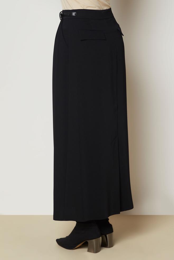 Hijab clothing BLACK BELT DETAIL SKIRT 60775 - ALVİNA
