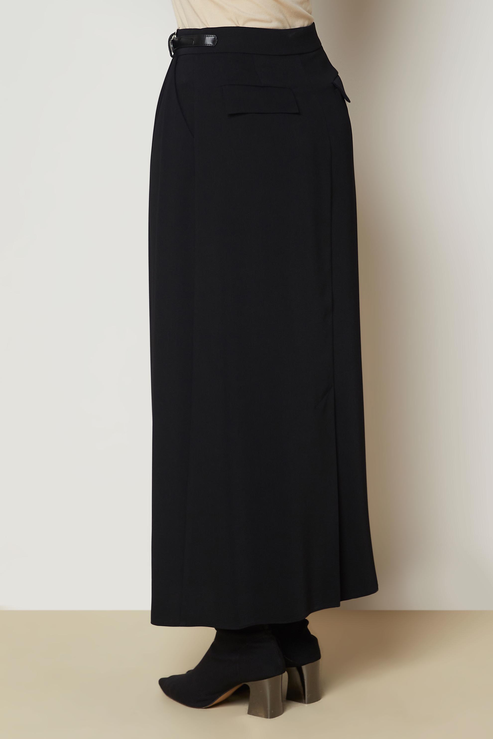 Hijab clothing BLACK BELT DETAIL SKIRT 60775