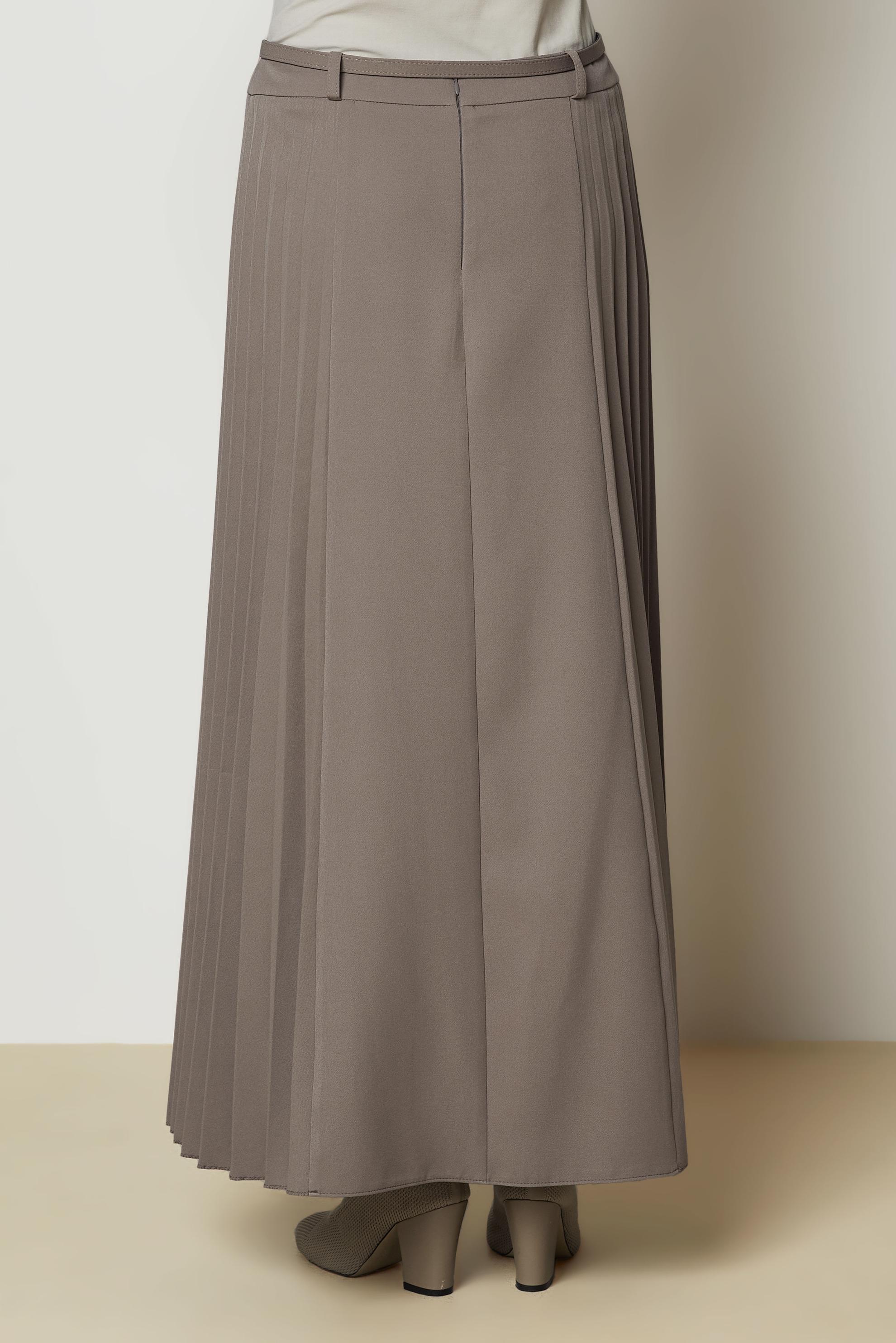 Tesettür giyim KAHVE 60798 43961 ETEK 40-48 TEK38