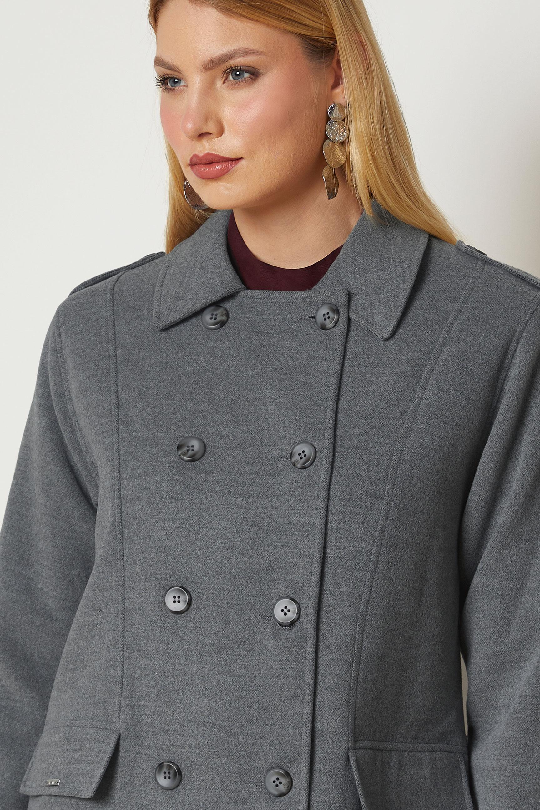 Hijab clothing GREY CACHE COAT 90659