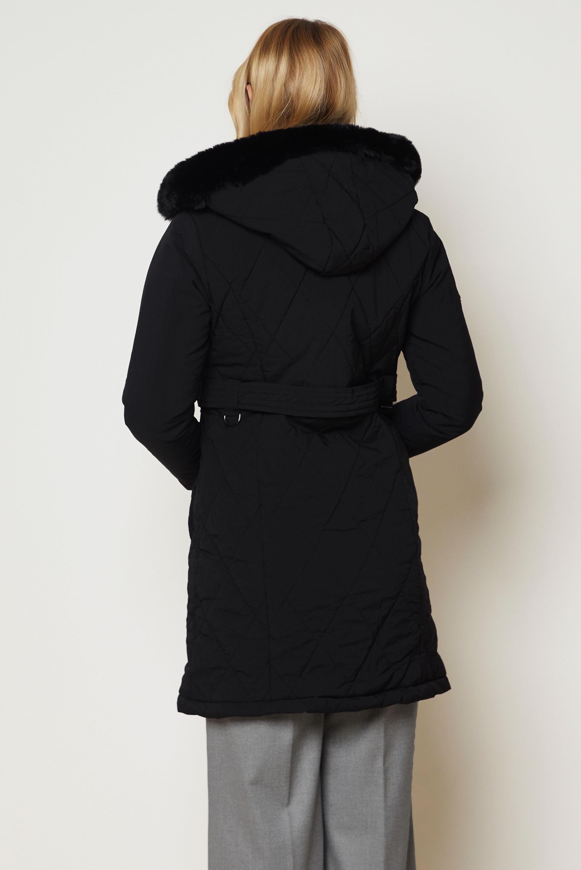 Hijab clothing BLACK 90668 WİNTER LİNEA KABAN 36-42