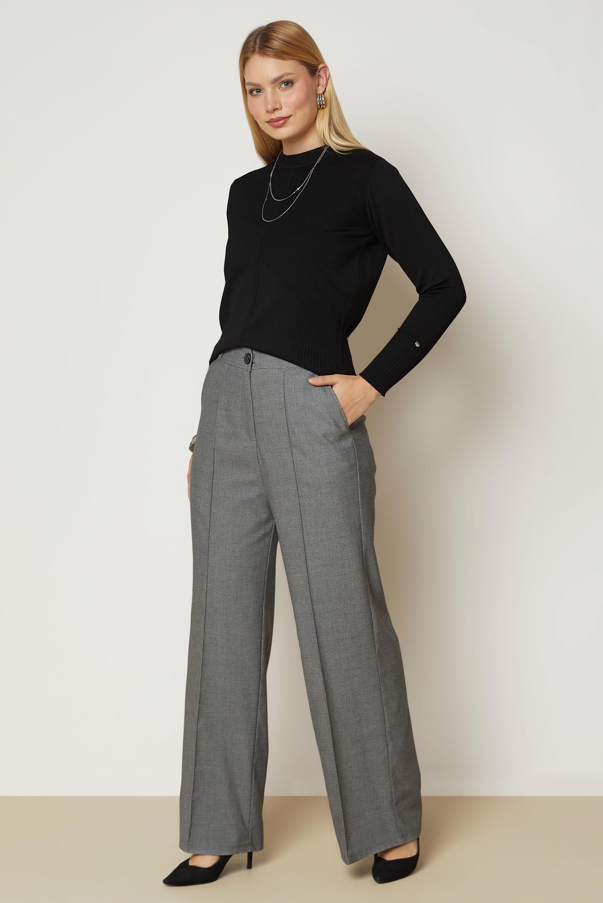 Vêtements hijab NOIR PULL EN MAILLE 46922