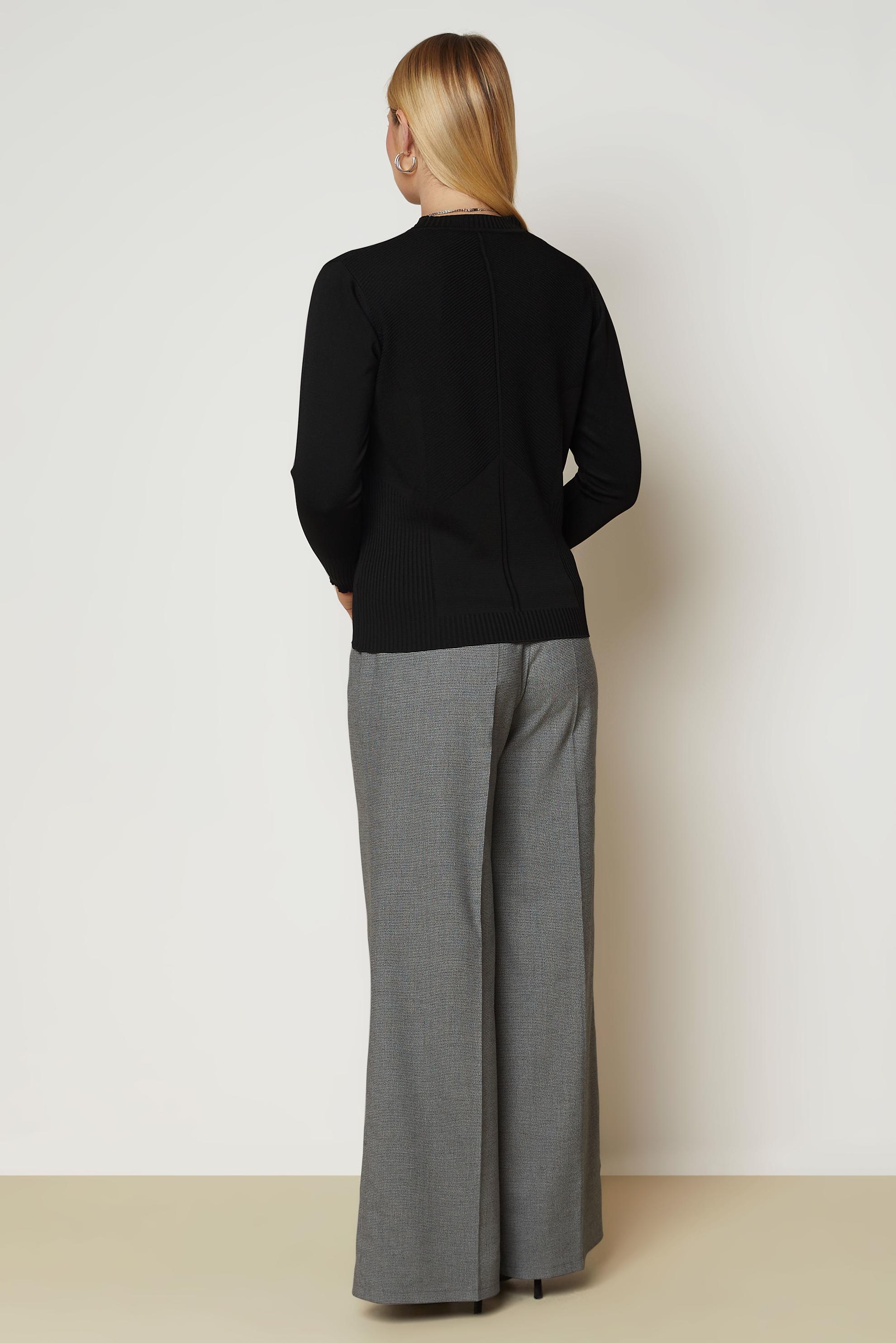 Vêtements hijab NOIR PULL EN MAILLE 46922