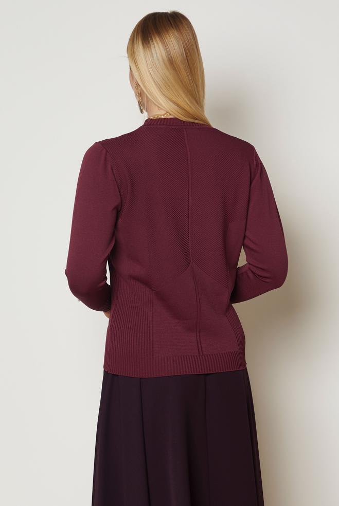 Vêtements hijab BRUN PULL EN MAILLE 46922 - ALVİNA