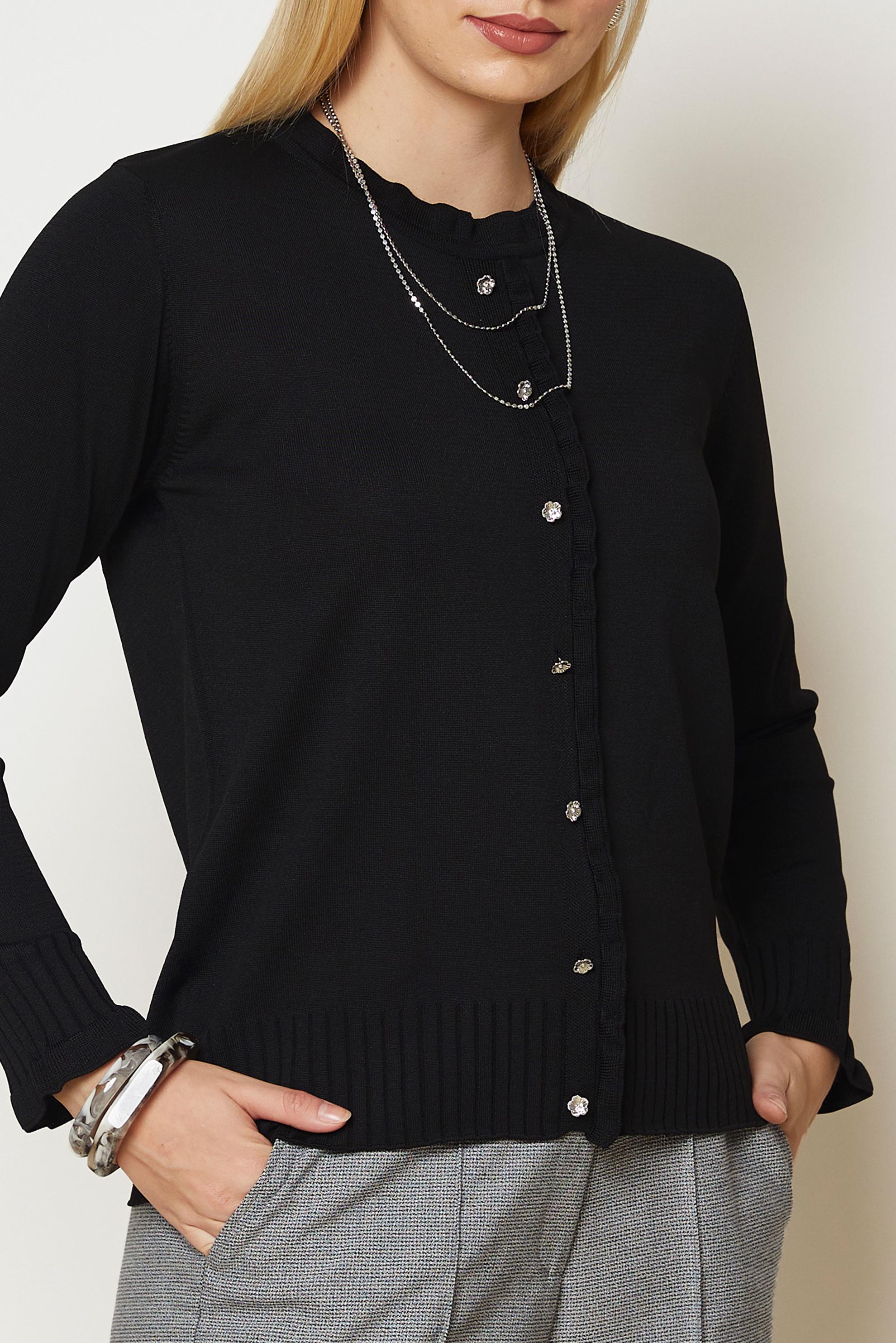 Hijab clothing BLACK KNITWEAR SWEATER 46923