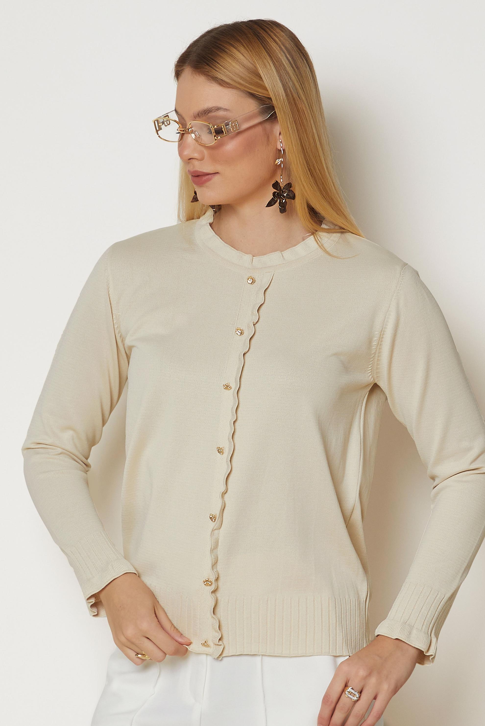 Hijab clothing BROWN KNITWEAR SWEATER 46923
