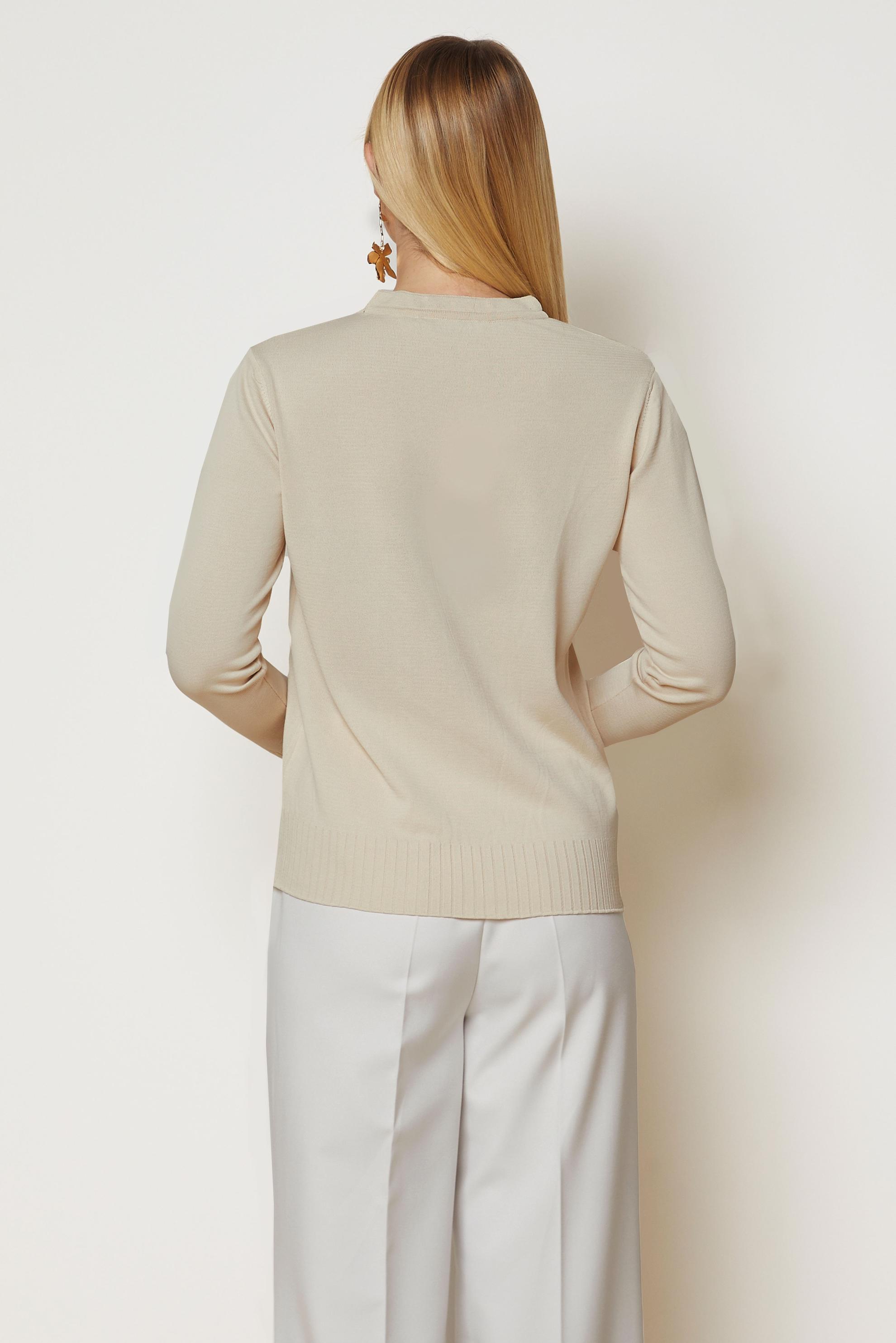 Hijab clothing BROWN KNITWEAR SWEATER 46923