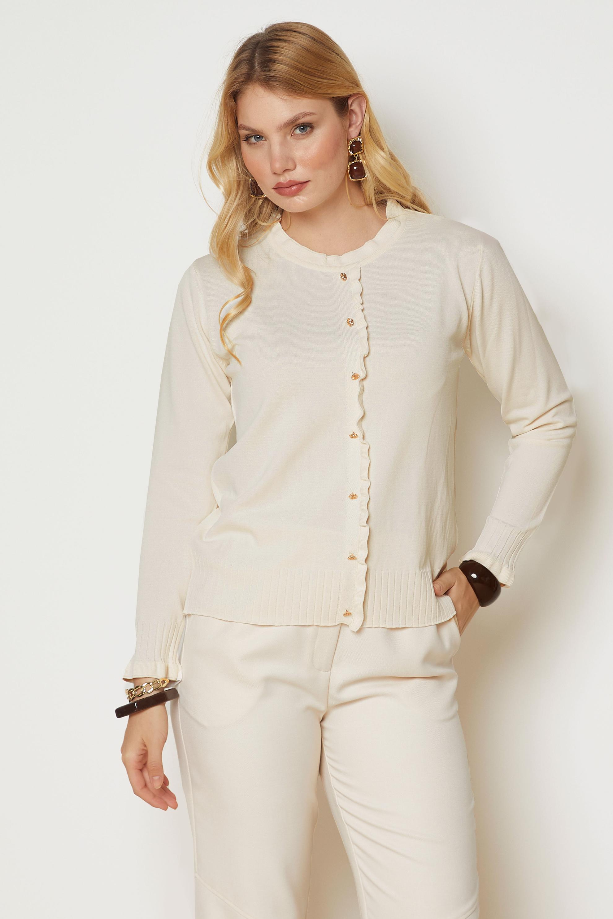 Hijab clothing ECRU KNITWEAR SWEATER 46923