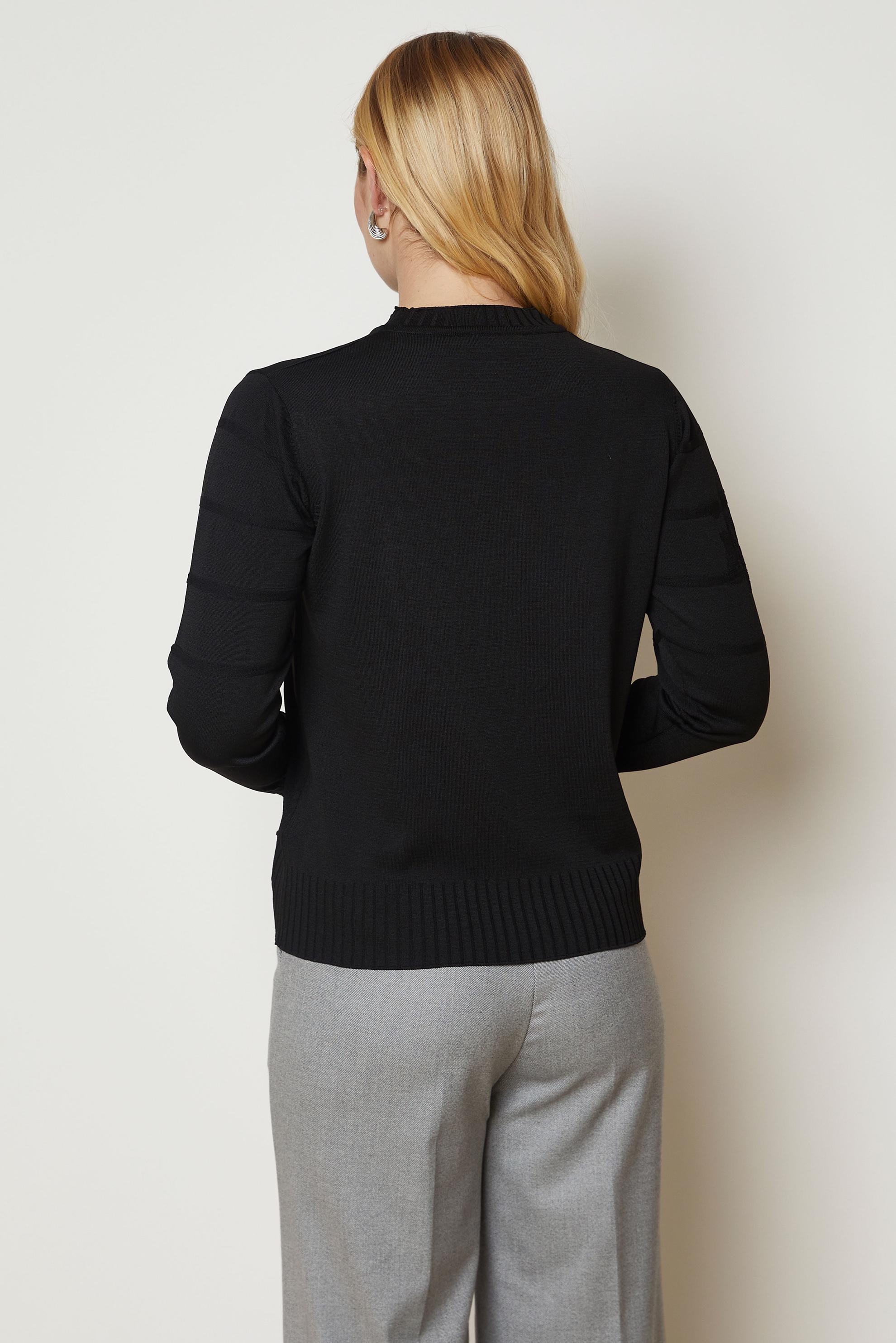 Hijab clothing BLACK KNITWEAR SWEATER 46925