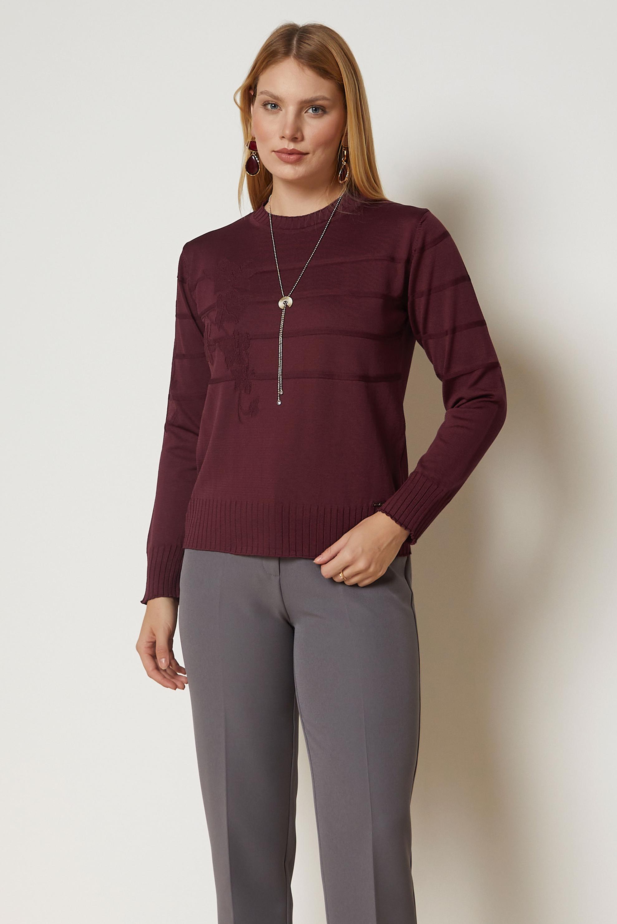 Hijab clothing BROWN KNITWEAR SWEATER 46925
