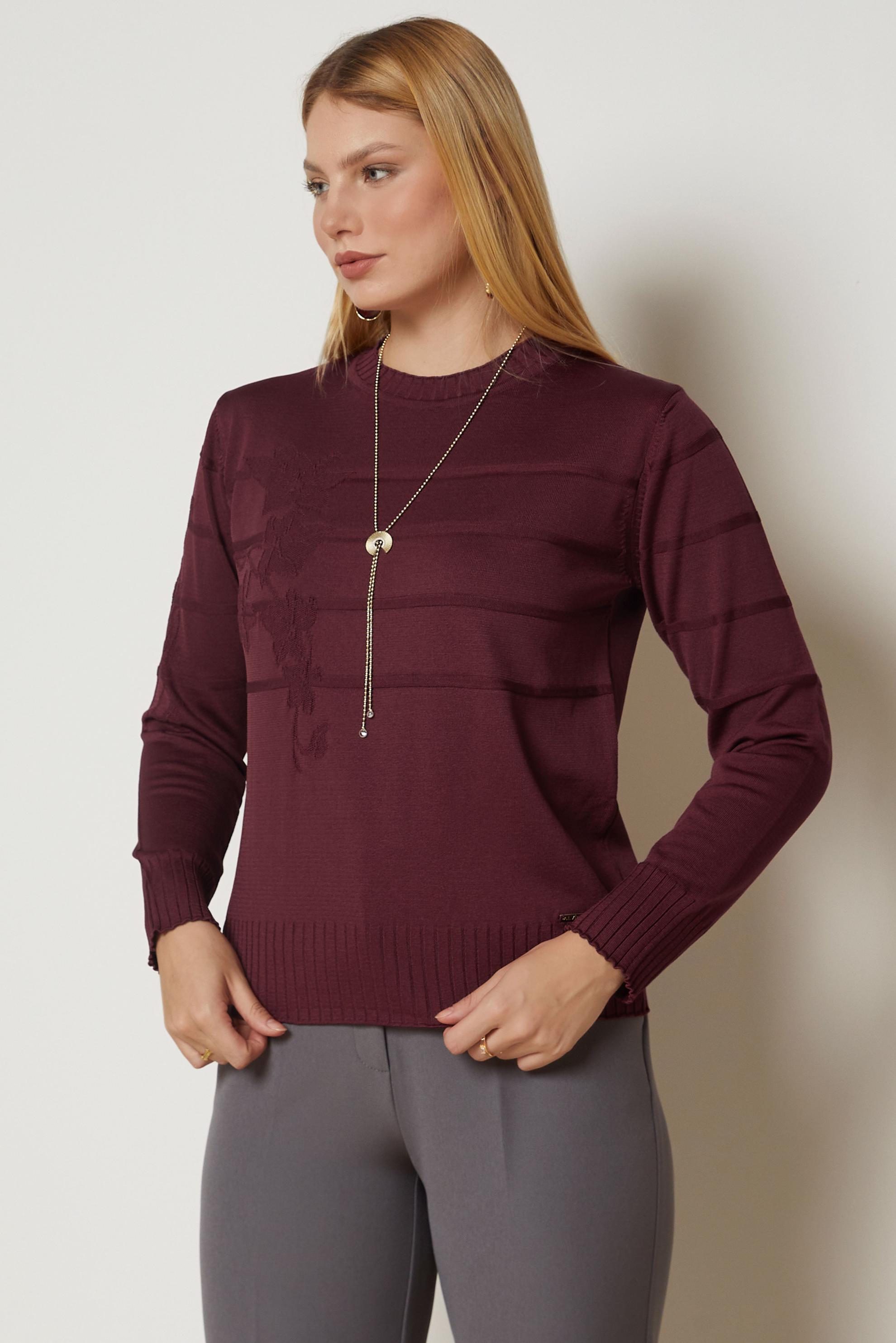 Hijab clothing BROWN KNITWEAR SWEATER 46925