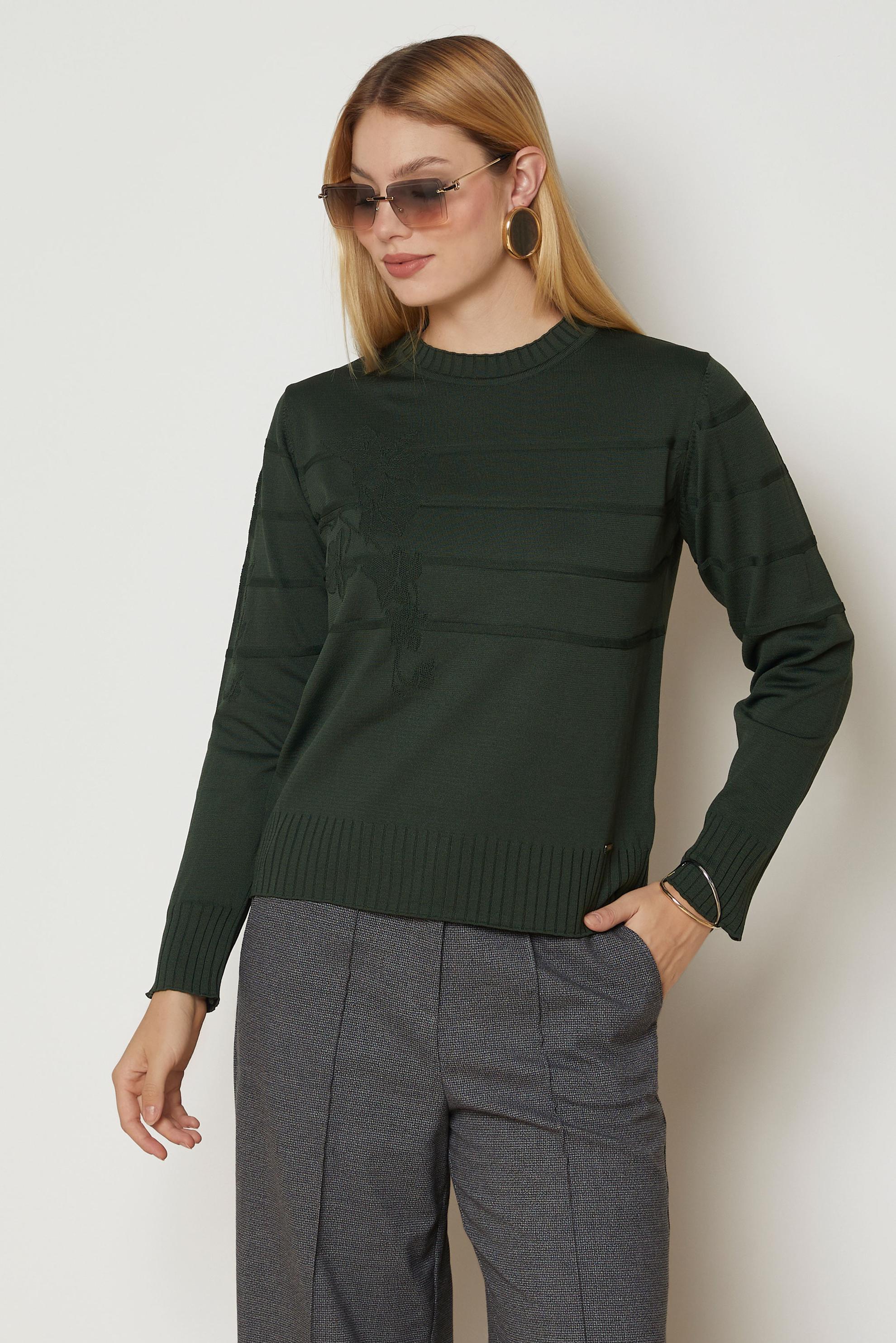 Hijab clothing GREEN KNITWEAR SWEATER 46925