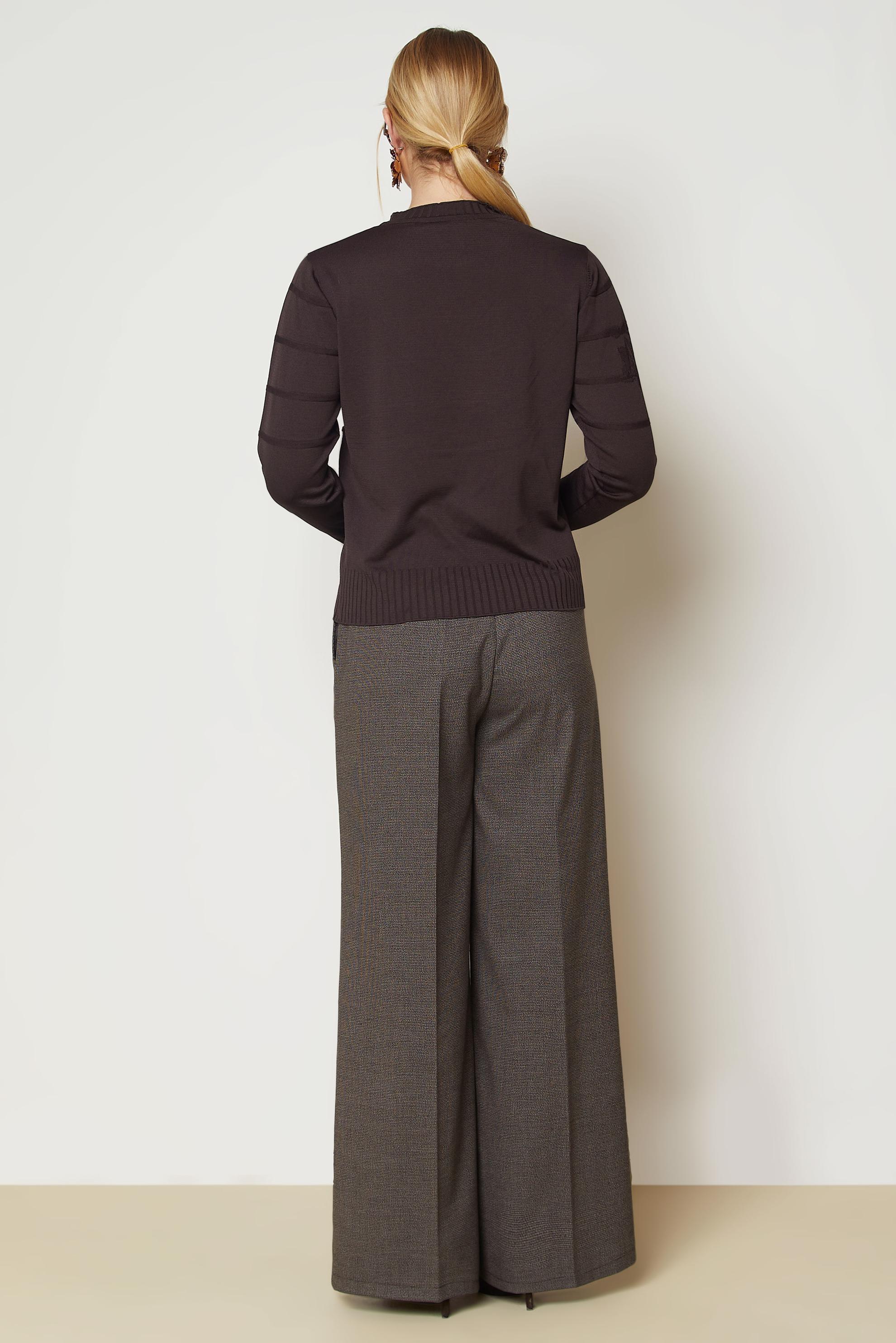 Hijab clothing BROWN KNITWEAR SWEATER 46925