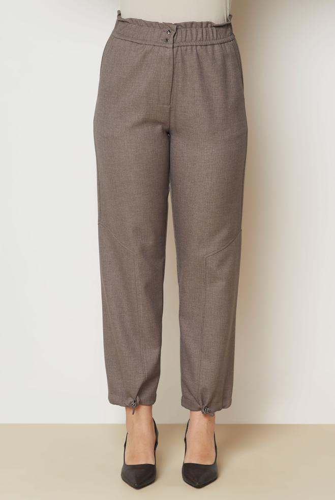 Hijab clothing MINK LINEN EFFECT PANTS 70948 - ALVİNA