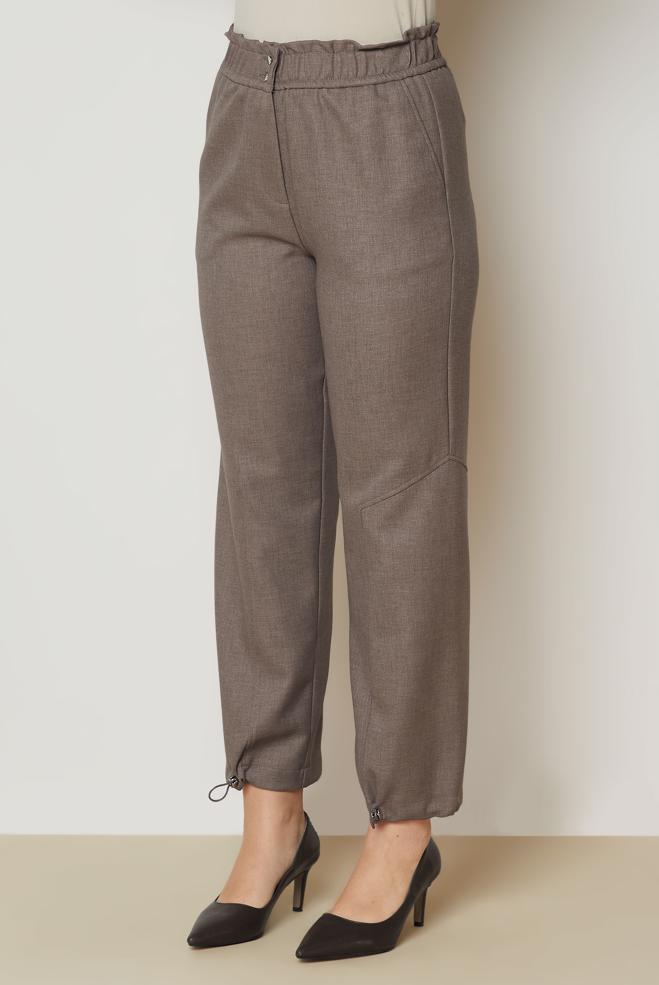 Hijab clothing MINK LINEN EFFECT PANTS 70948 - ALVİNA