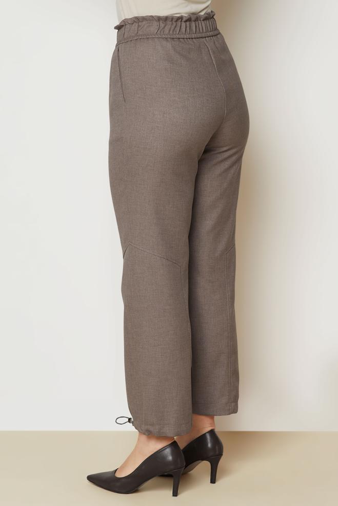 Hijab clothing MINK LINEN EFFECT PANTS 70948 - ALVİNA