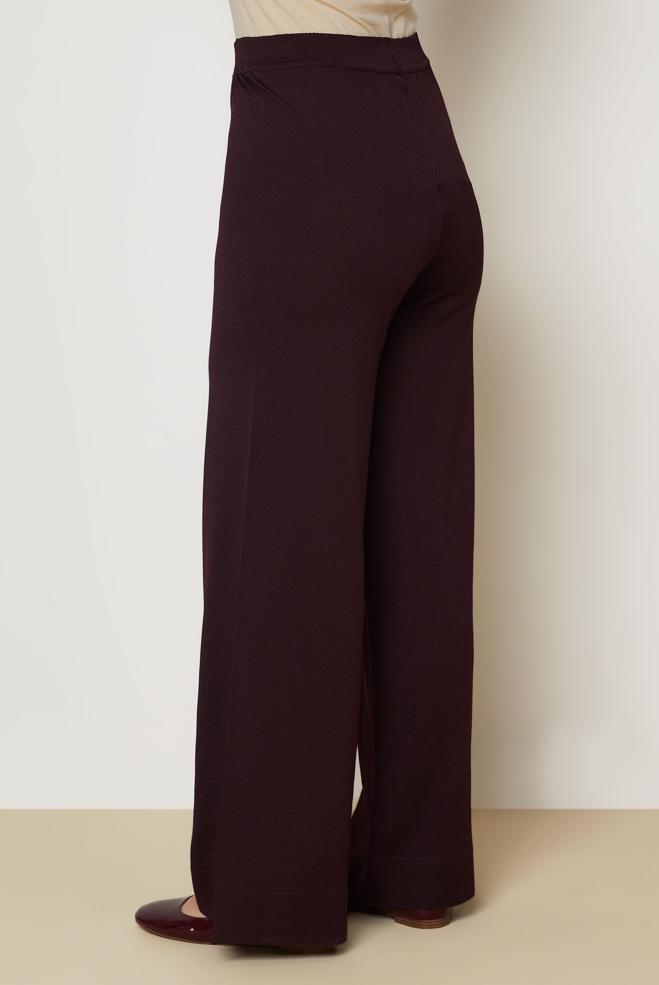 Hijab clothing DAMSON WIDE LEG KNITWEAR PANTS 71010 - ALVİNA