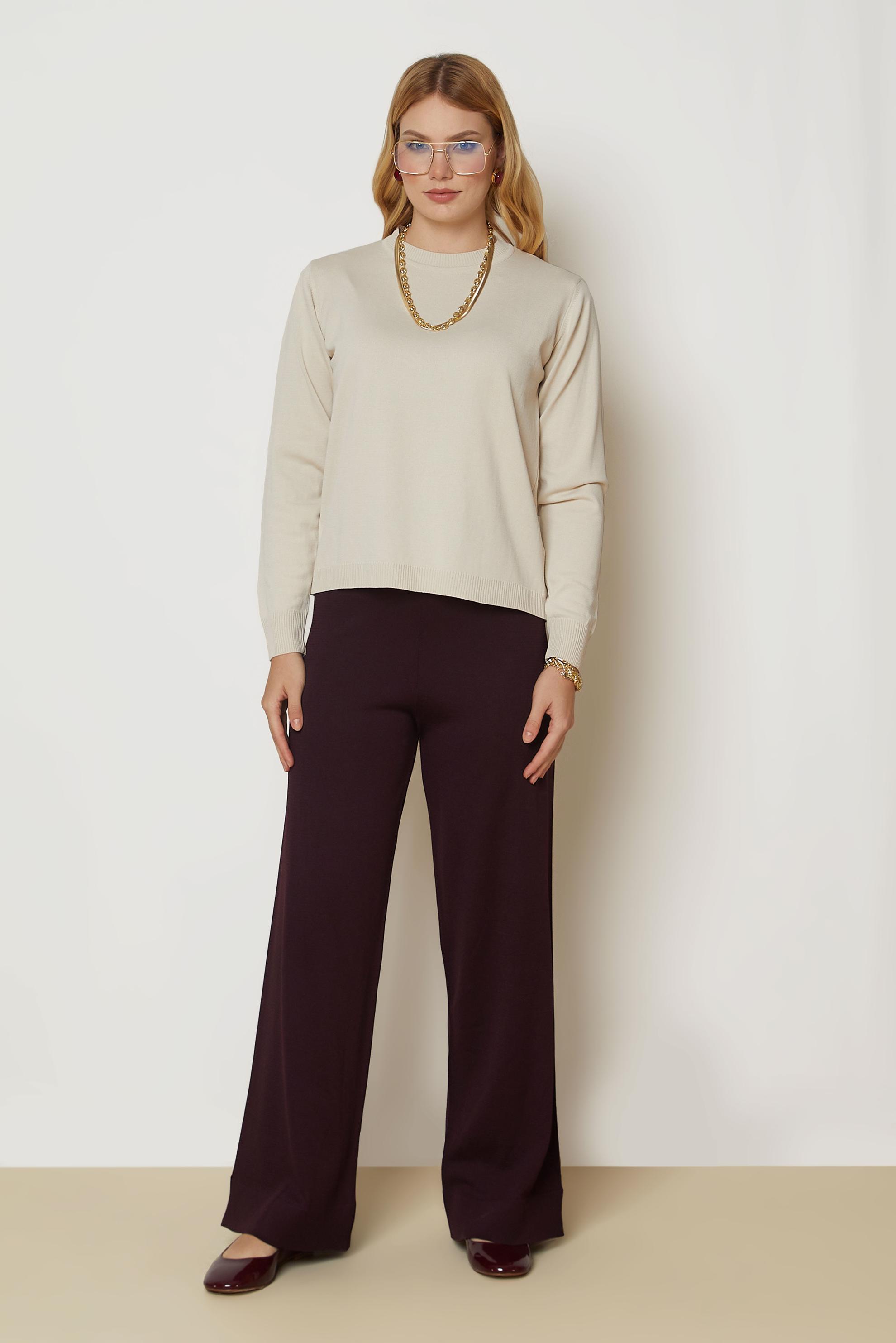 Hijab clothing DAMSON WIDE LEG KNITWEAR PANTS 71010