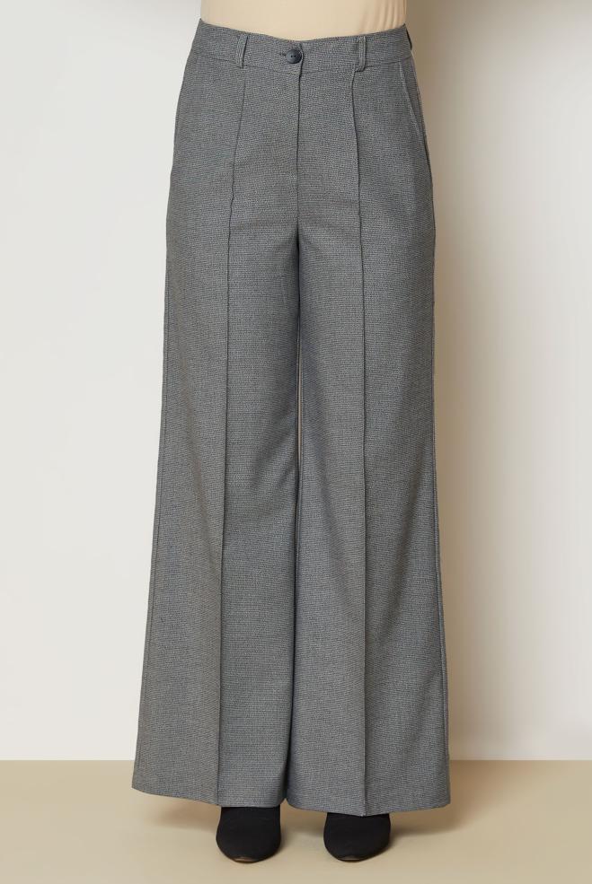 Vêtements hijab NOIR PANTALON LARGE 71011 - ALVİNA